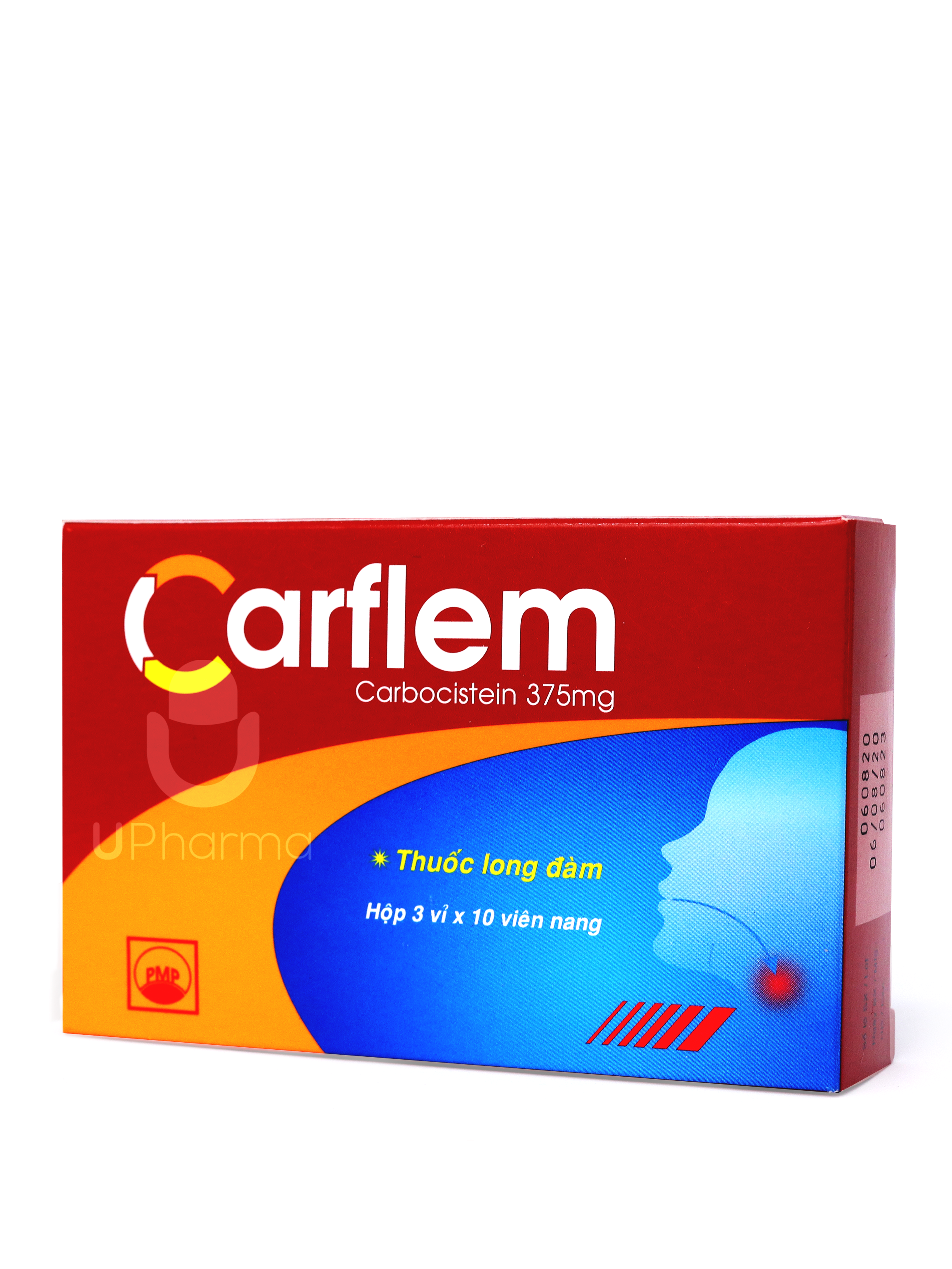 Thuốc Carflem 375mg điều trị rối loạn đường hô hấp trên (Hộp 3 vỉ x 10 viên)