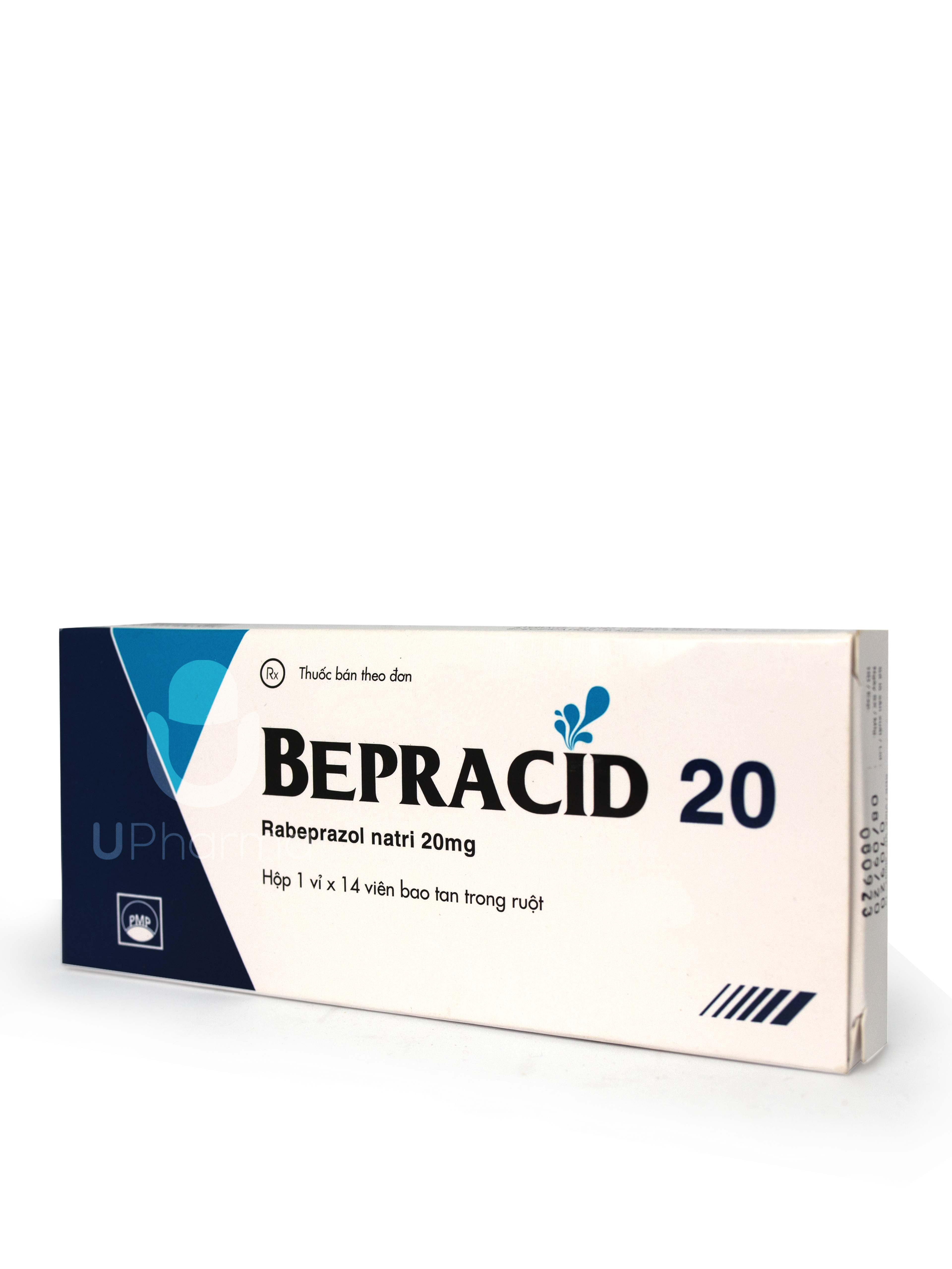 Thuốc Bepracid 20mg trị trào ngược dạ dày - thực quản (Hộp 1 vỉ x 14 viên)