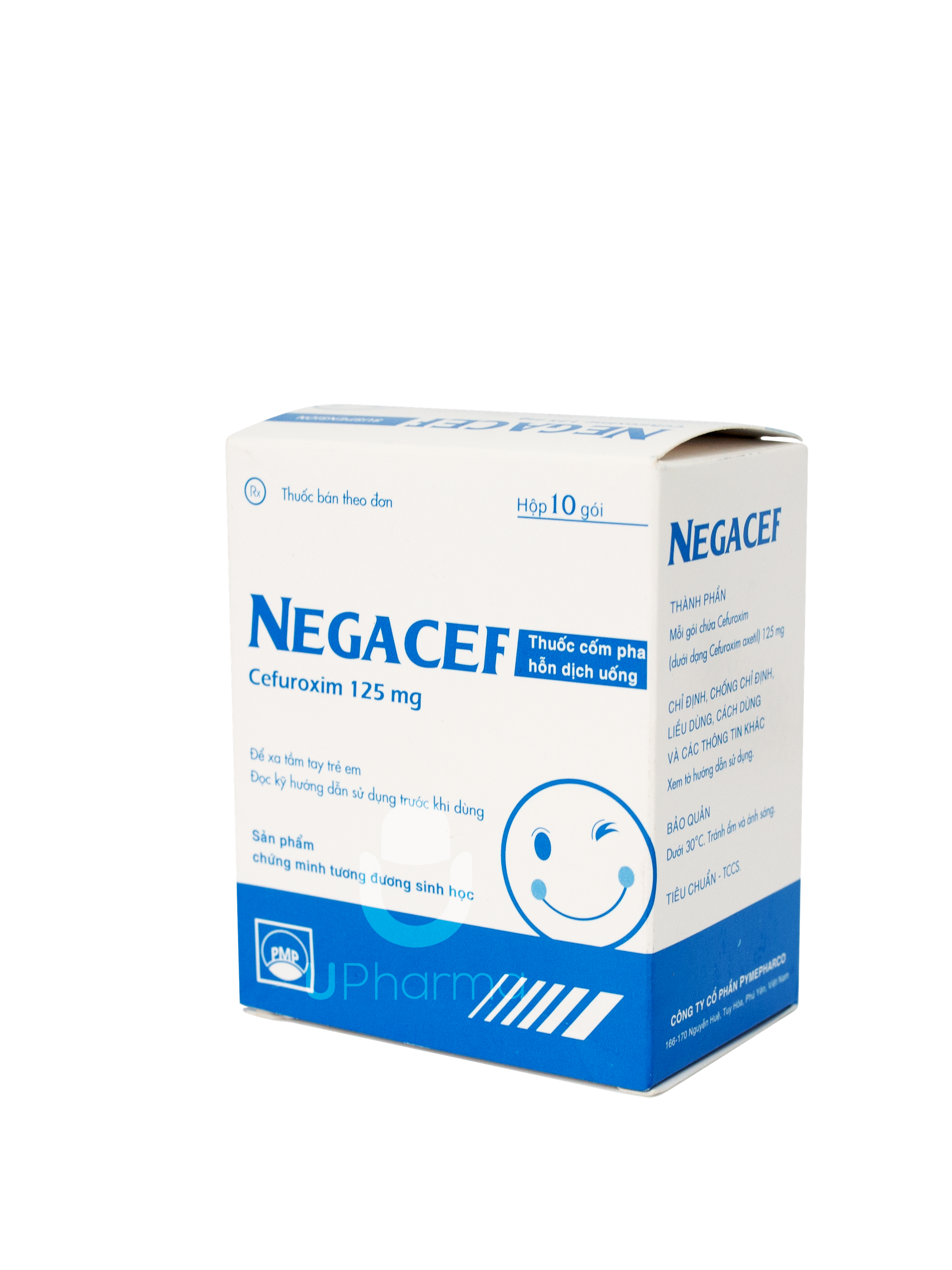 Thuốc Negacef 125mg điều trị nhiễm khuẩn mức độ nhẹ đến vừa do các vi khuẩn nhạy cảm gây ra (Hộp 10 gói)