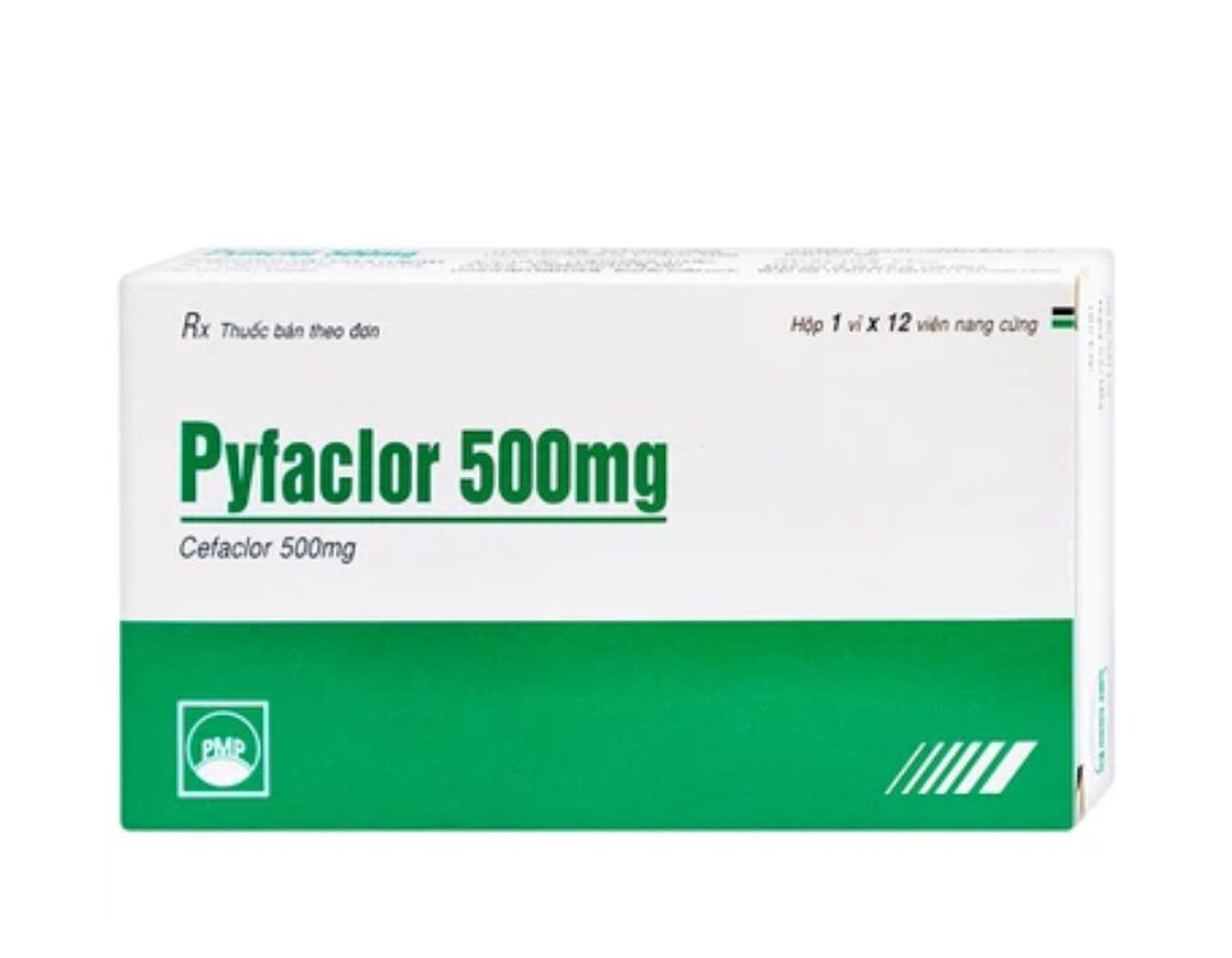 Thuốc Pyfaclor 500mg trị nhiễm khuẩn (Hộp 1 vỉ x 12 viên)