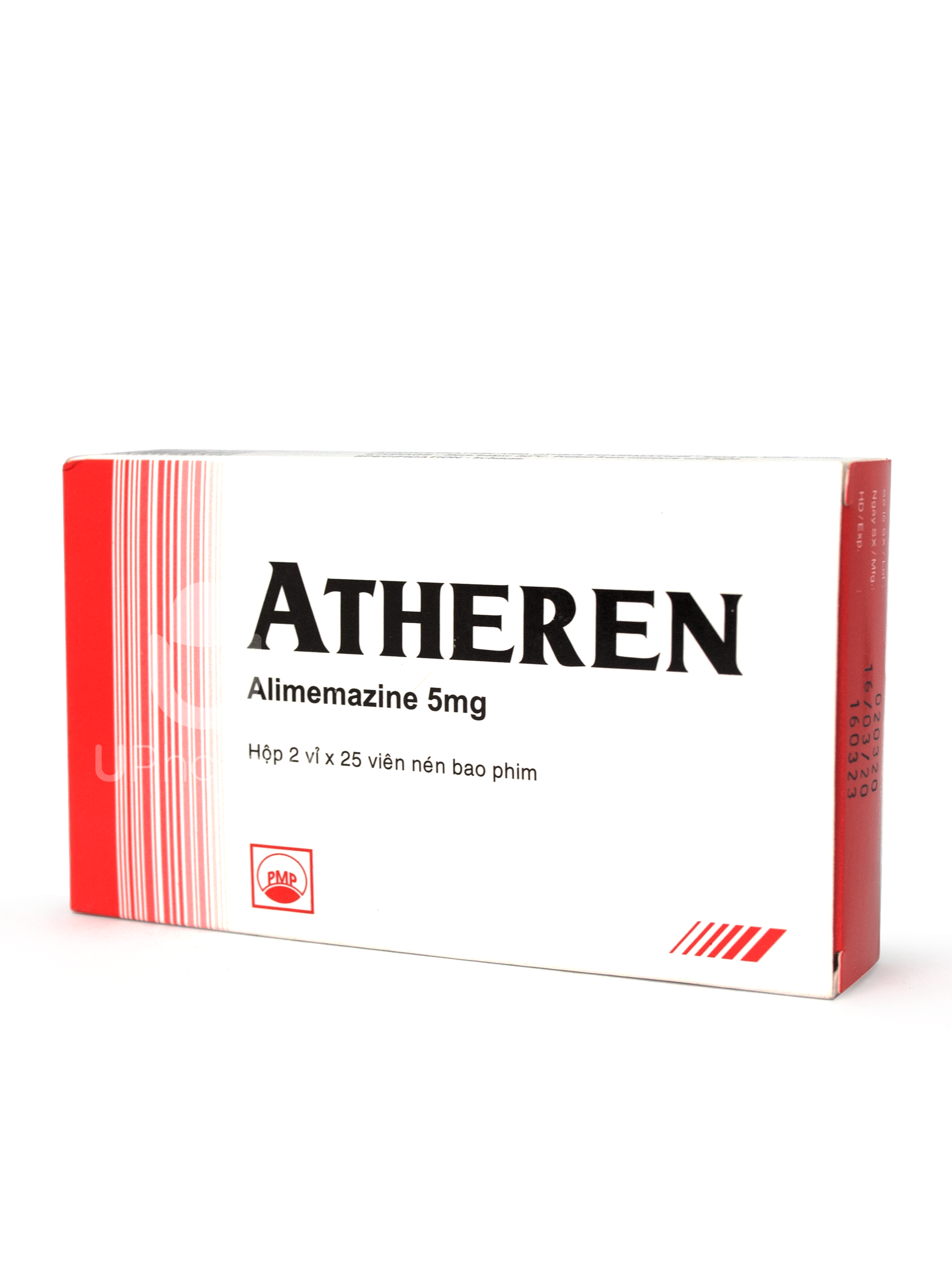 Viên uống Atheren 5mg giúp làm giảm các triệu chứng dị ứng (Hộp 2 vỉ x 25 viên)