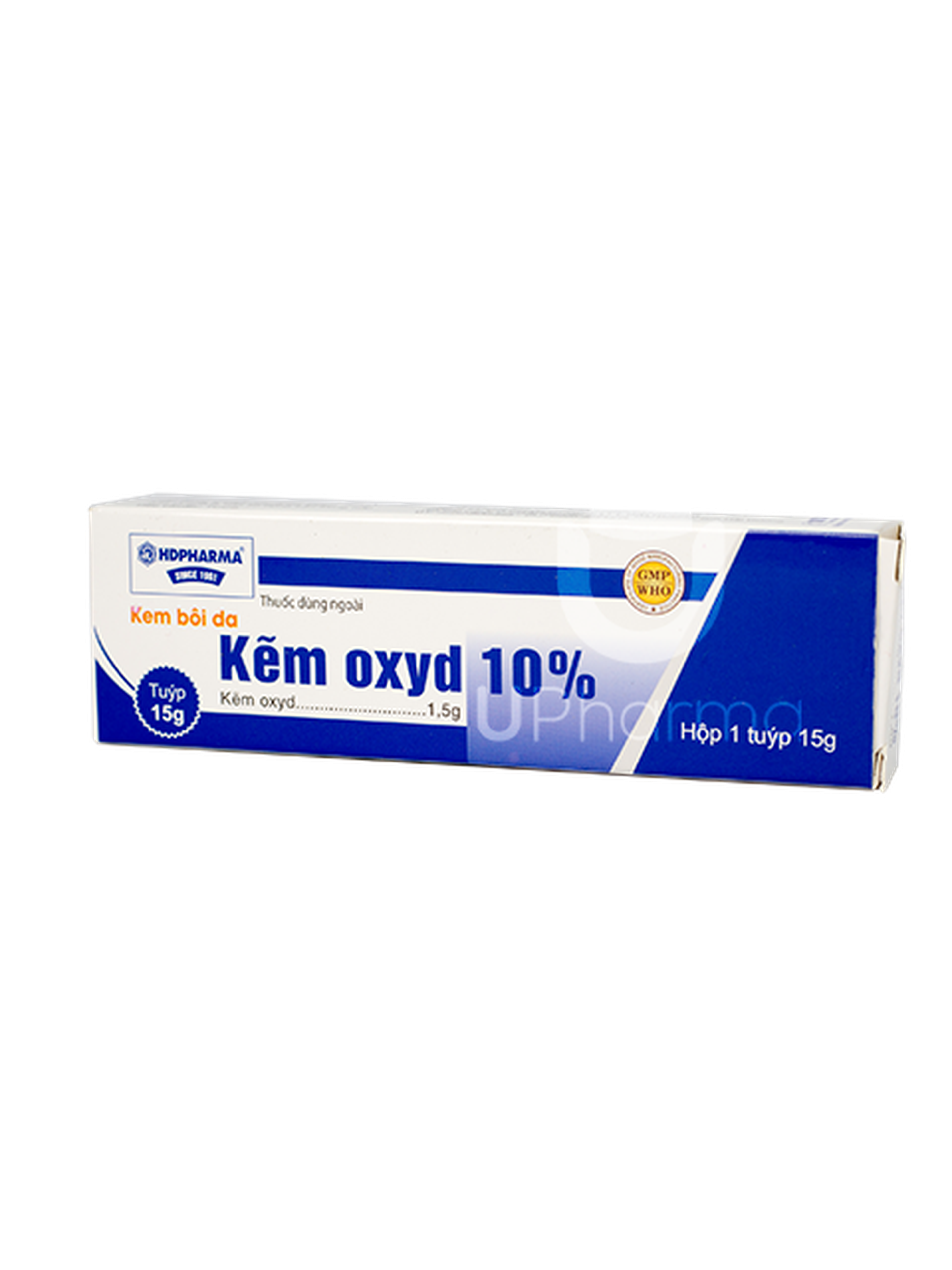 Kẽm oxid 10% Cream HDPharma trị bệnh về da 15g