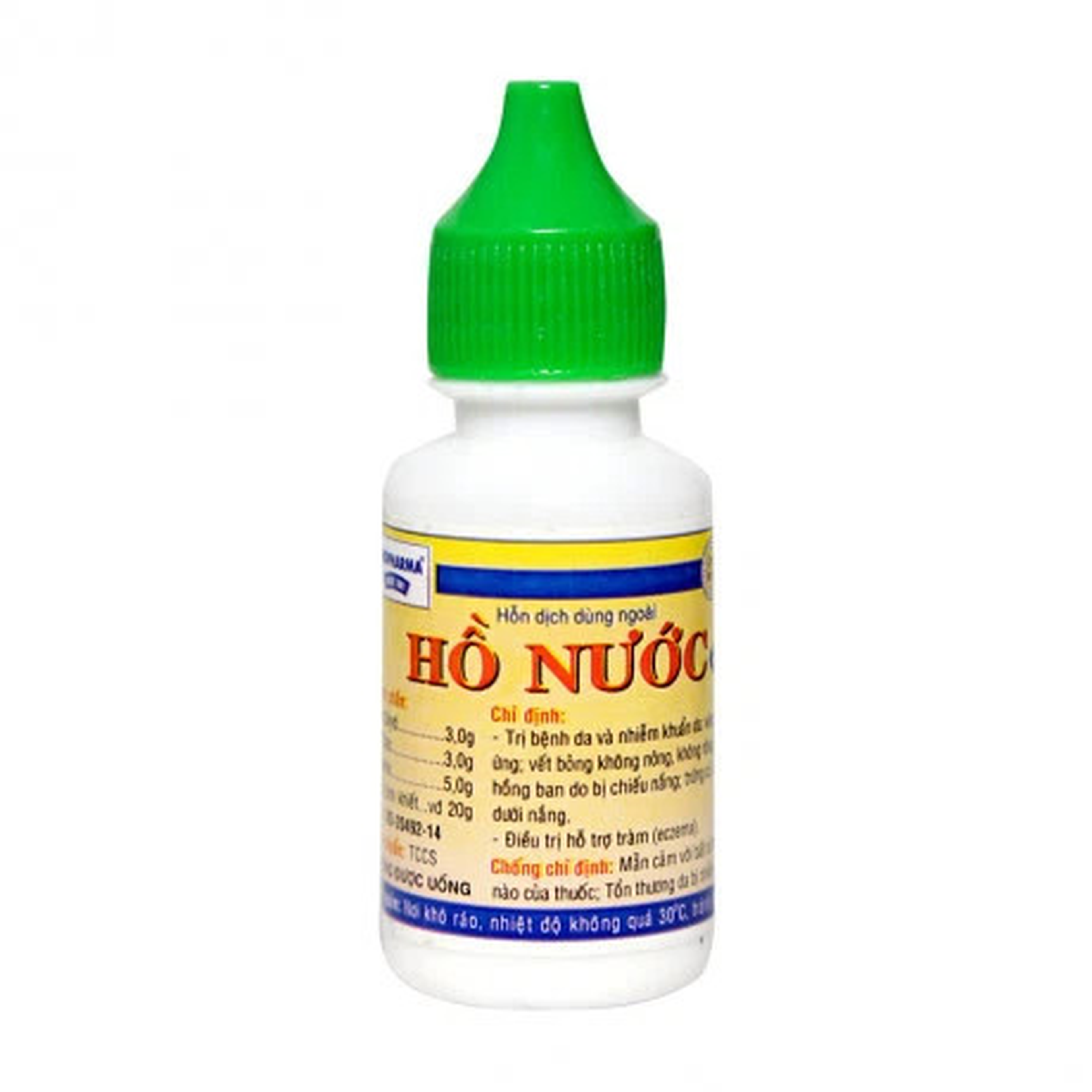 Hỗn dịch dùng ngoài Hồ Nước HD trị chàm, nhiễm khuẩn da (chai 20g)