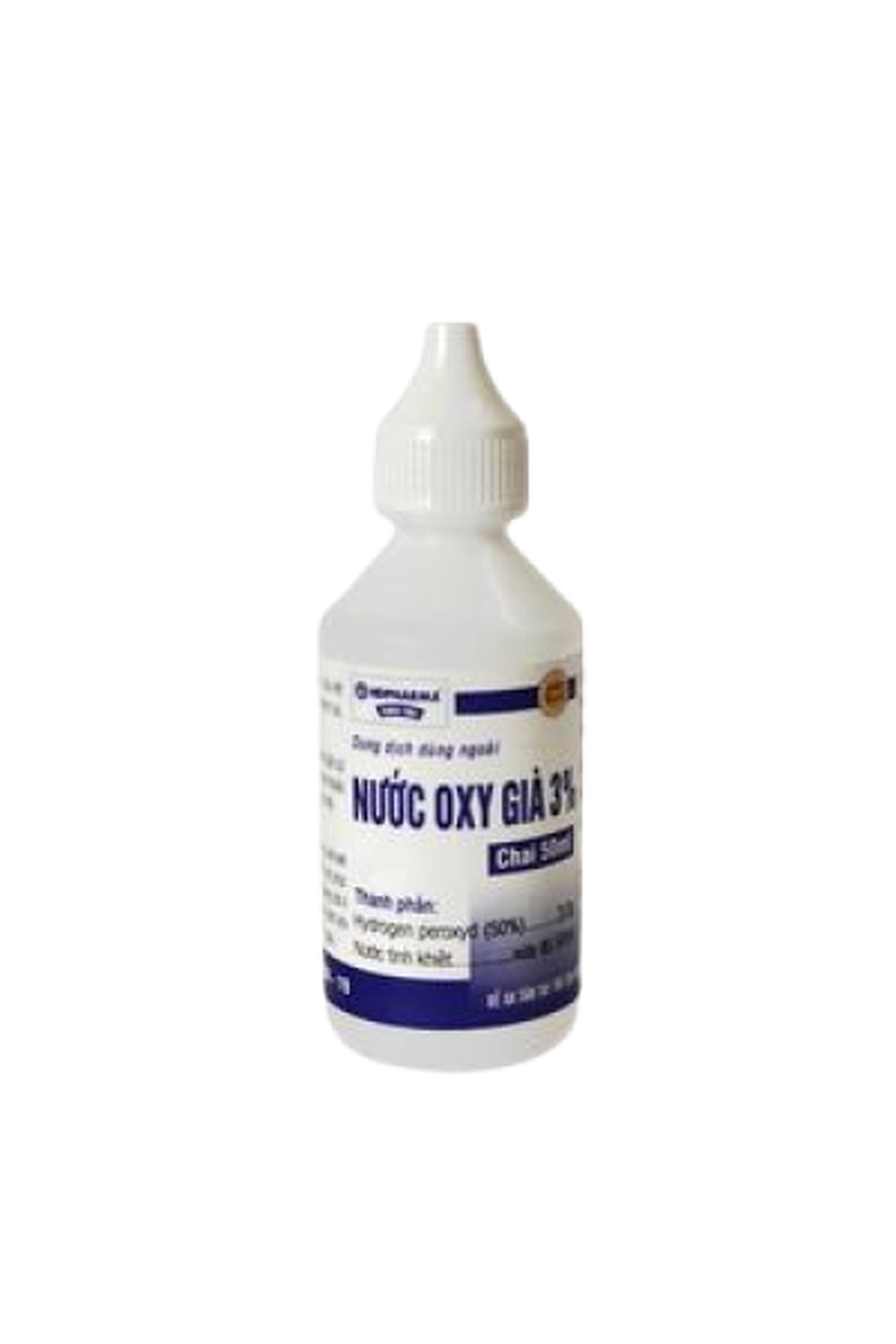 Nước oxy già 3% HD giúp sát khuẩn, làm sạch các vết thương 50ml