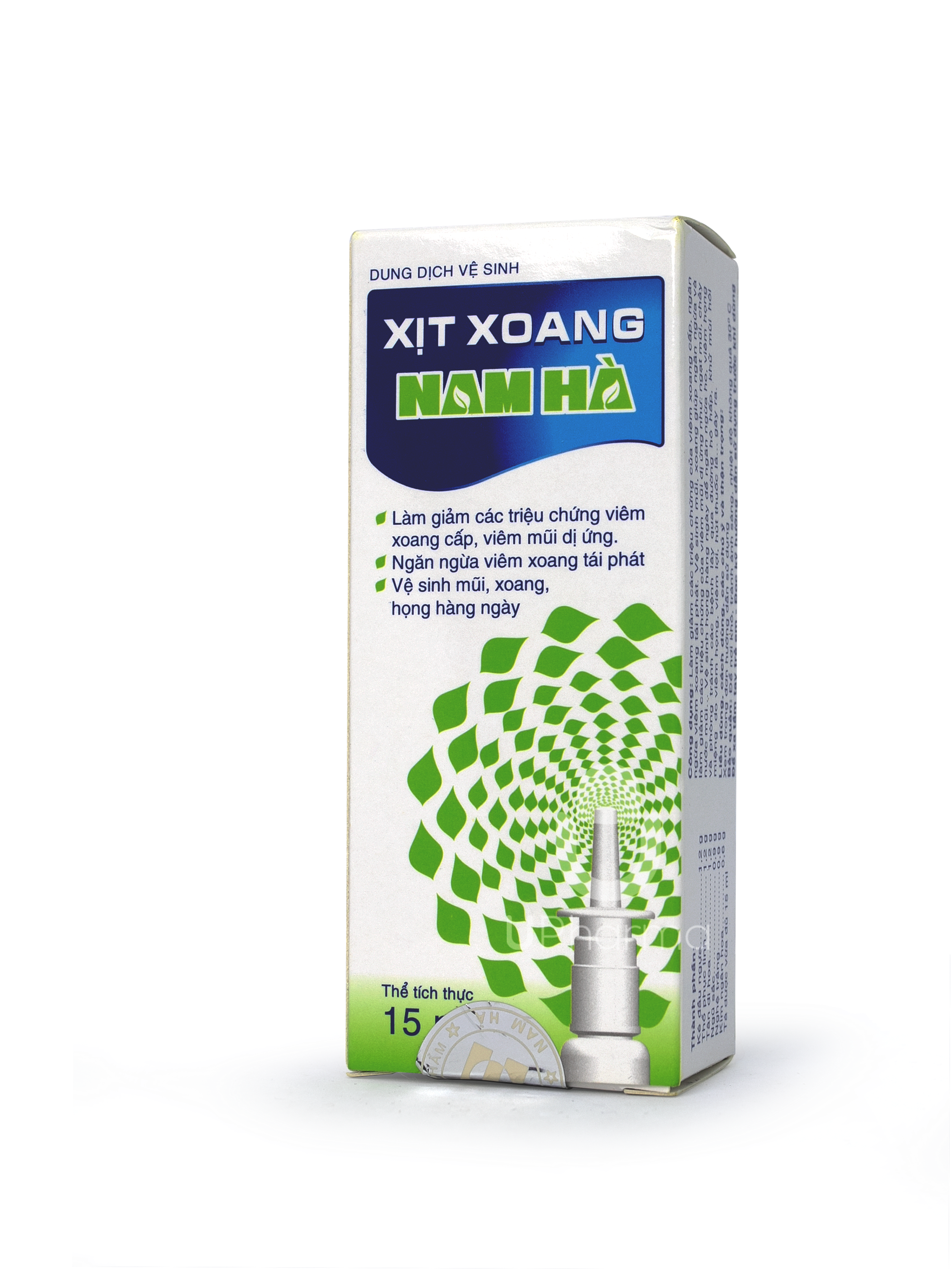 Xịt xoang Nam Hà xịt ngăn ngừa các triệu chứng của viêm mũi dị ứng (lọ 15ml)