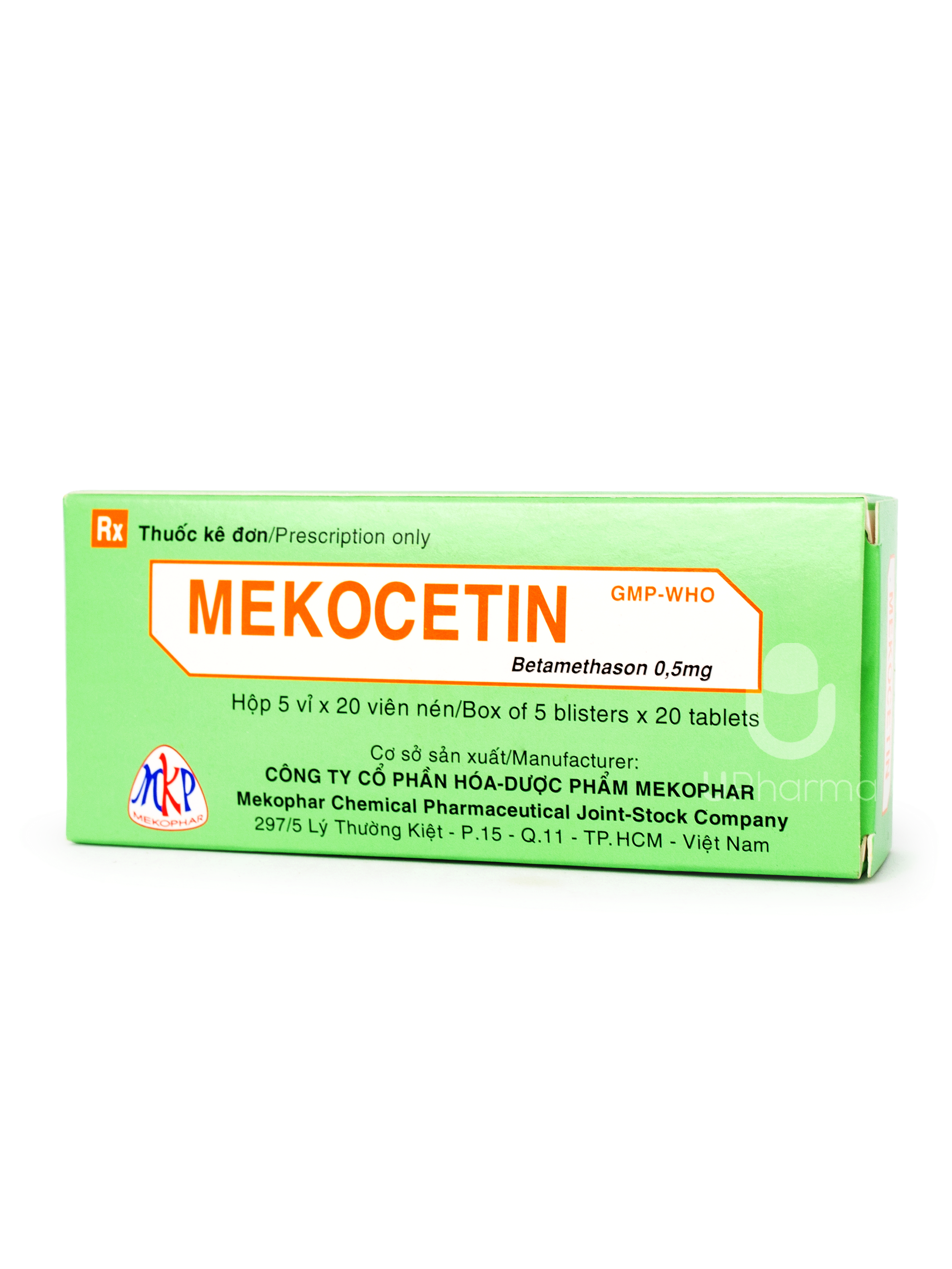 Viên uống Mekocetin giúp kháng viêm, chống thấp khớp và kháng dị ứng (Hộp 5 vỉ x 20 viên)