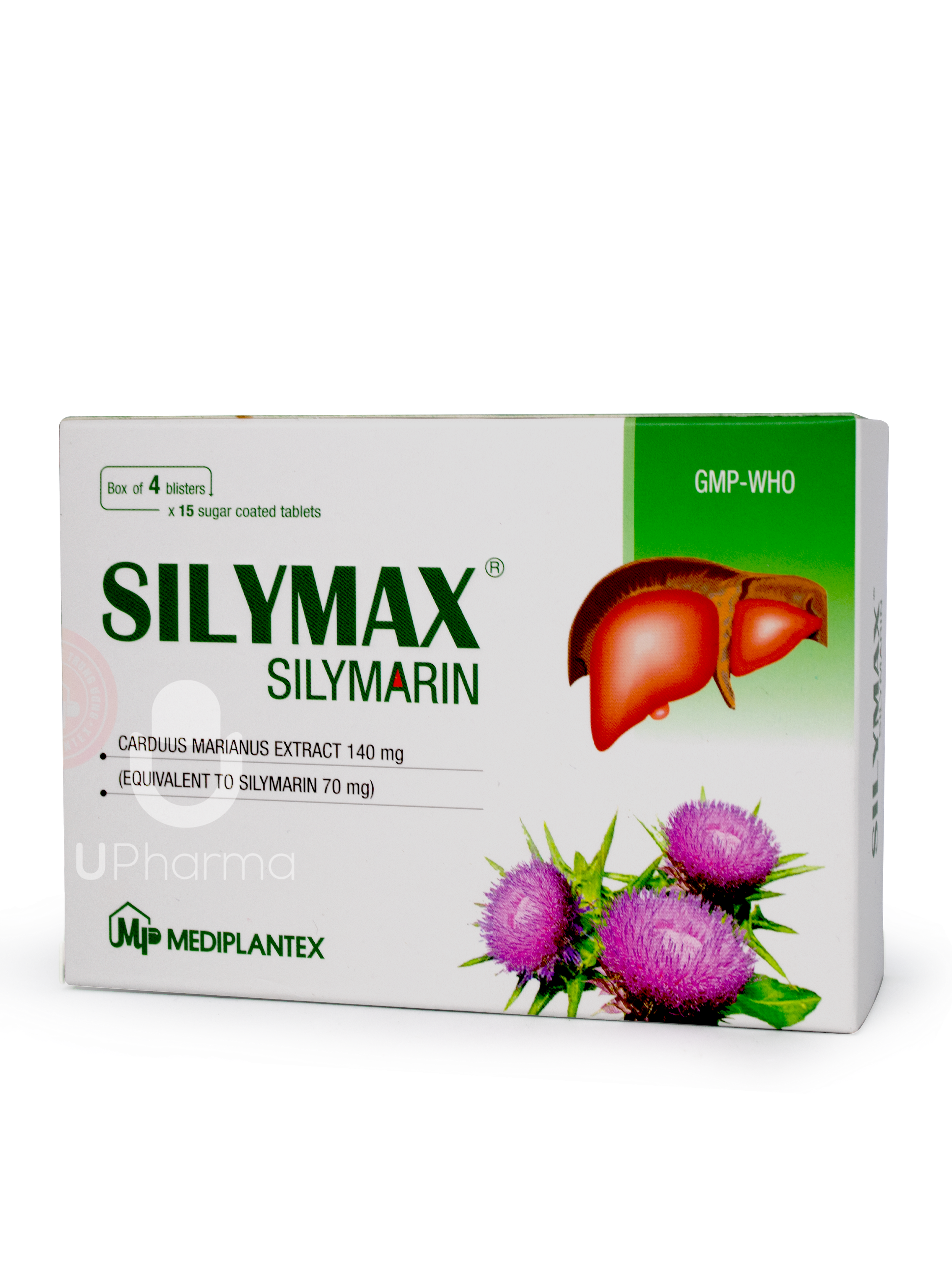 Viên uống Silymax hỗ trợ và điều trị viêm gan cấp và mãn tính, suy giảm chức năng gan (4 vỉ x 15 viên)