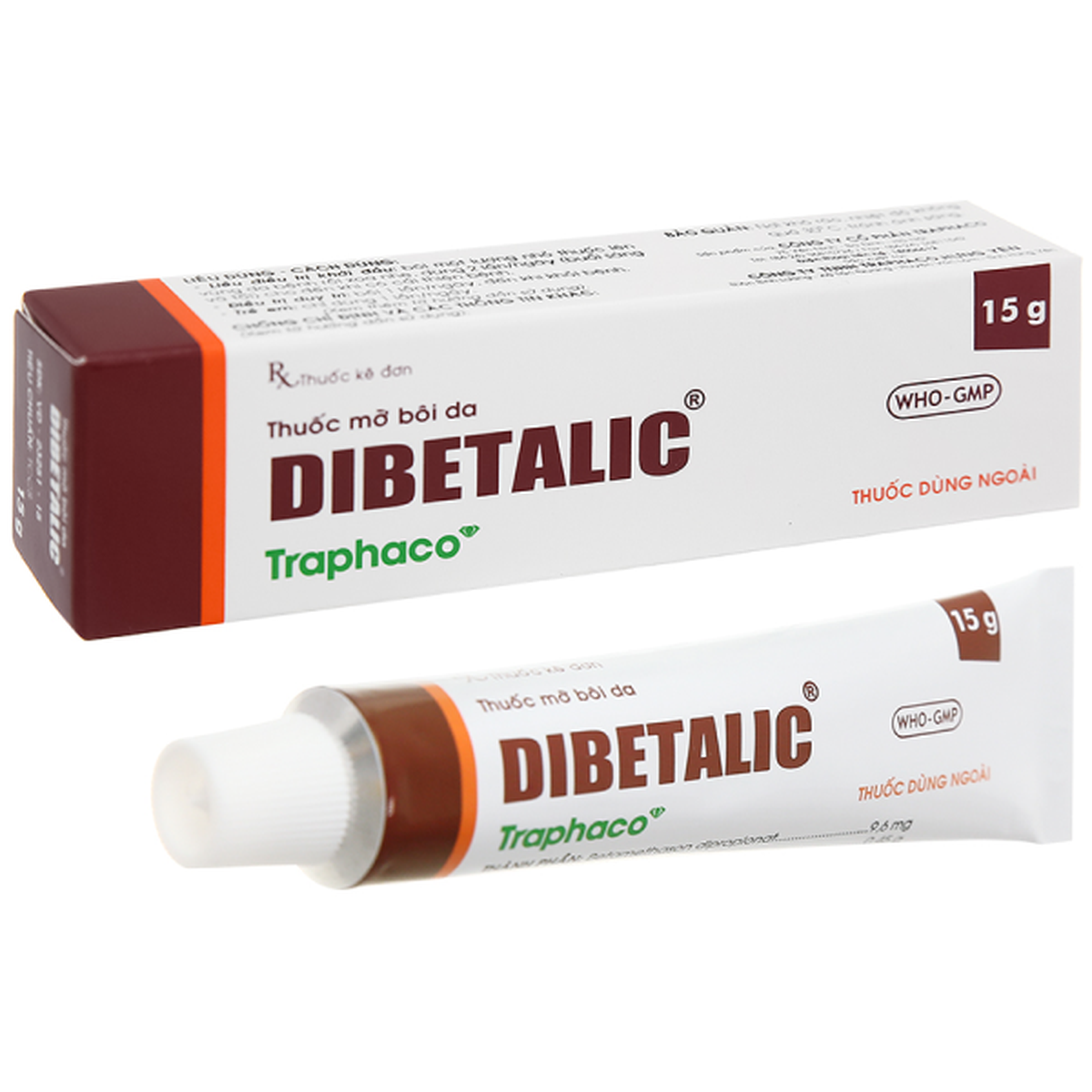 Thuốc mỡ bôi da Dibetalic giúp điều trị các bệnh ngoài da đáp ứng với corticoid 15g