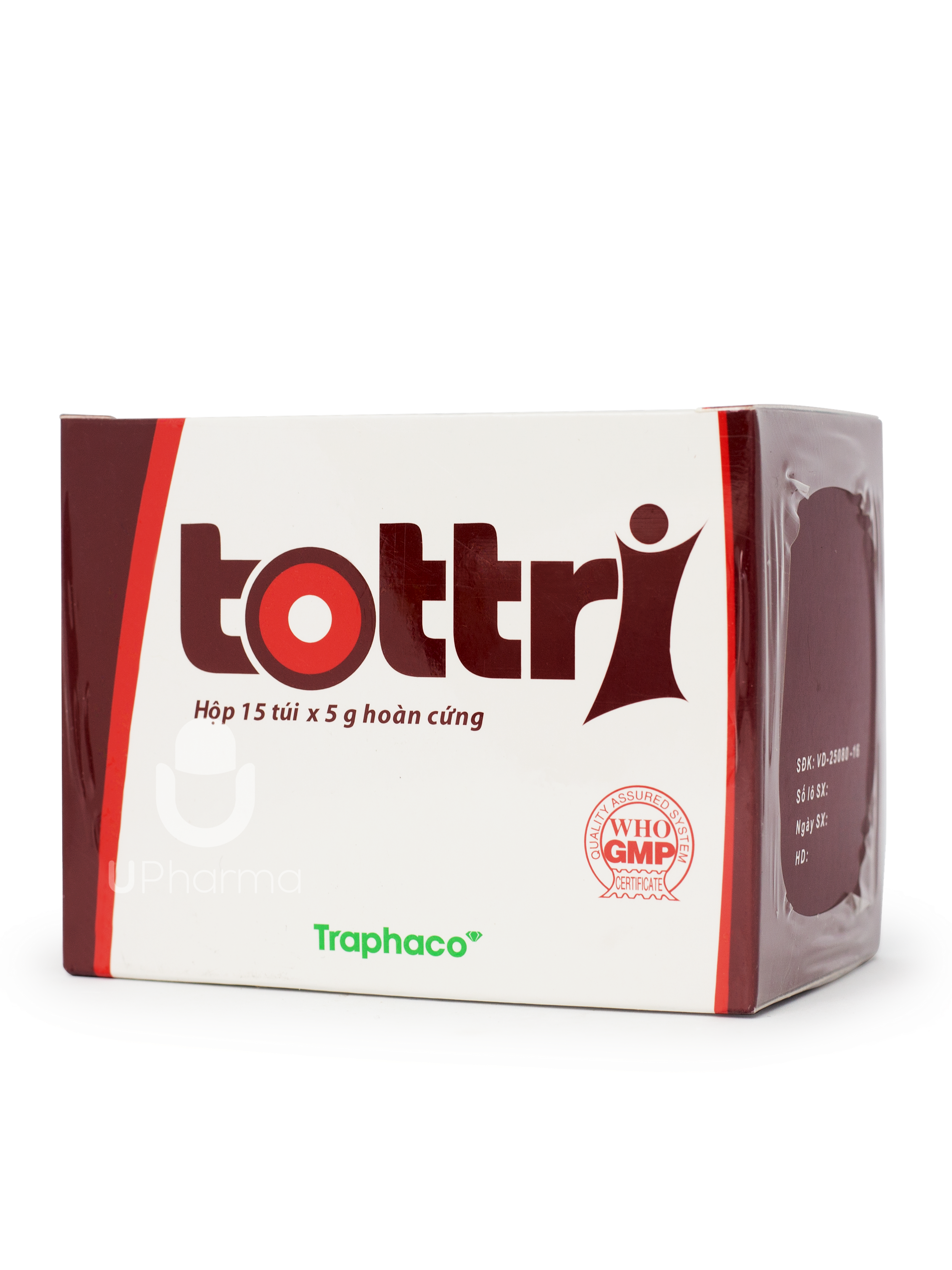 Thuốc Tottri làm bền vững thành mạch, điều trị trĩ (Hộp 15 túi)
