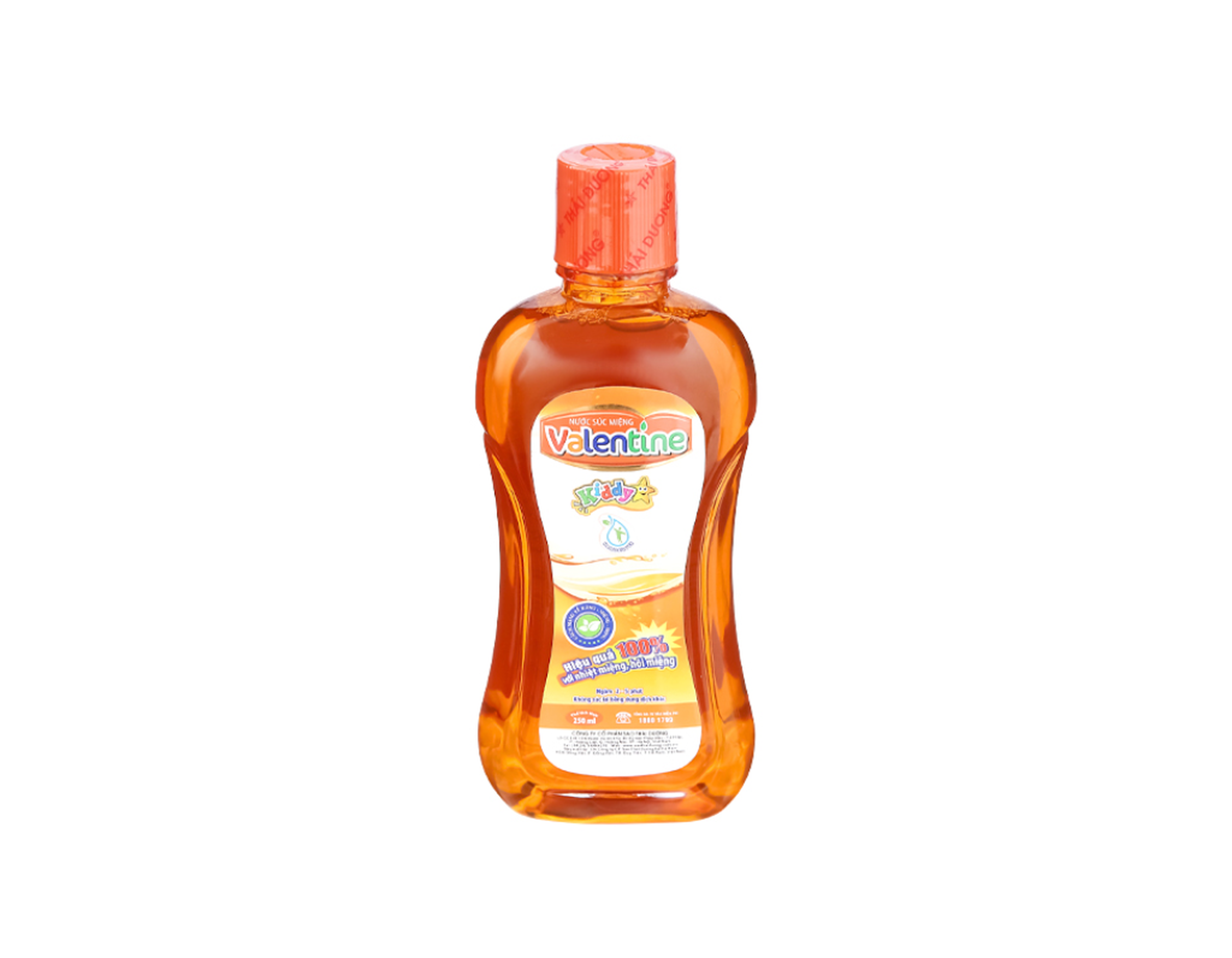 Nước súc miệng Valentine Kiddy ngừa hôi miệng, giảm nhiệt miệng (Chai 250ml)