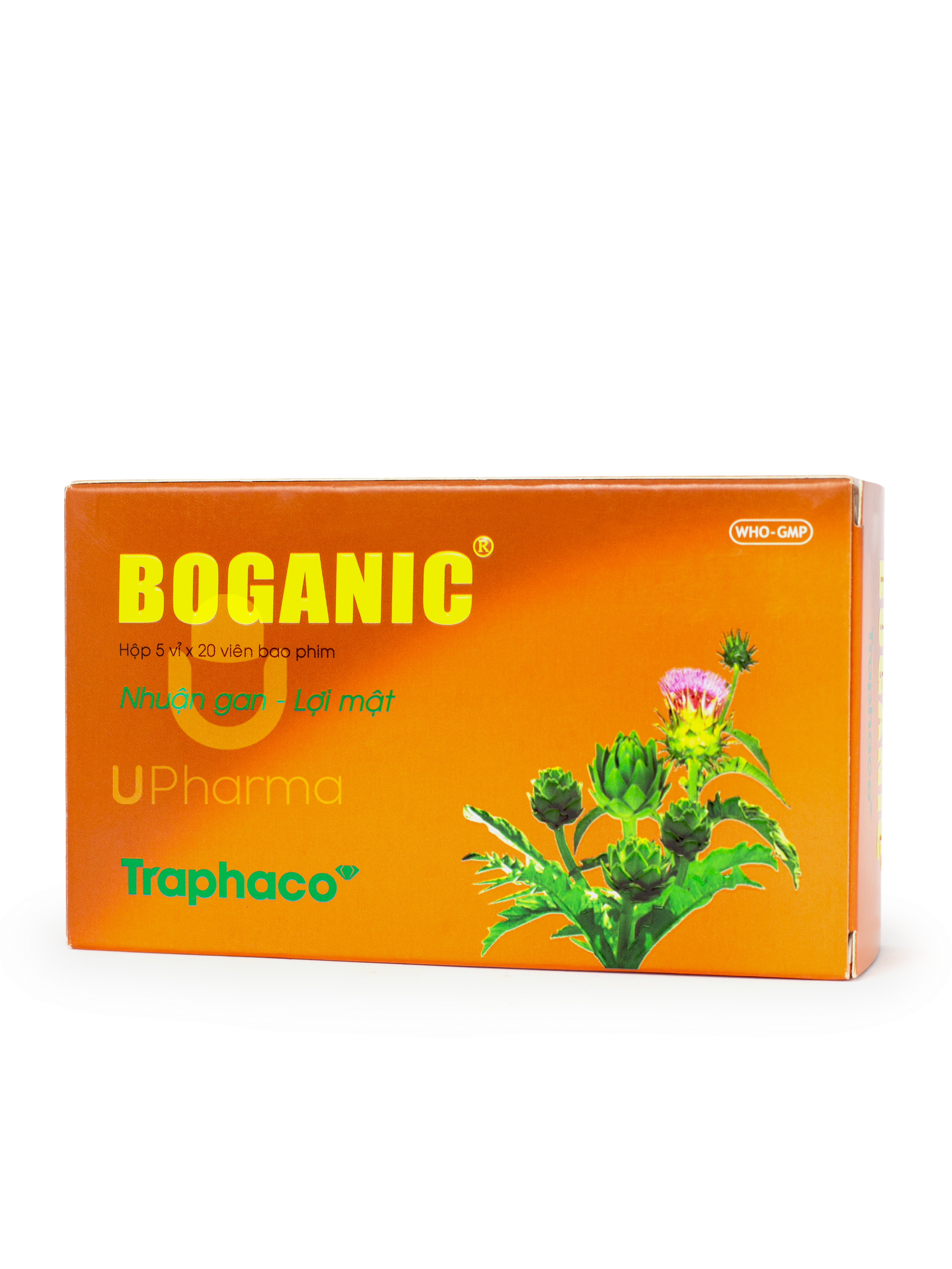Viên uống bao phim Boganic giúp hỗ trợ suy giảm chức năng gan (Hộp 5 vỉ x 20 viên)