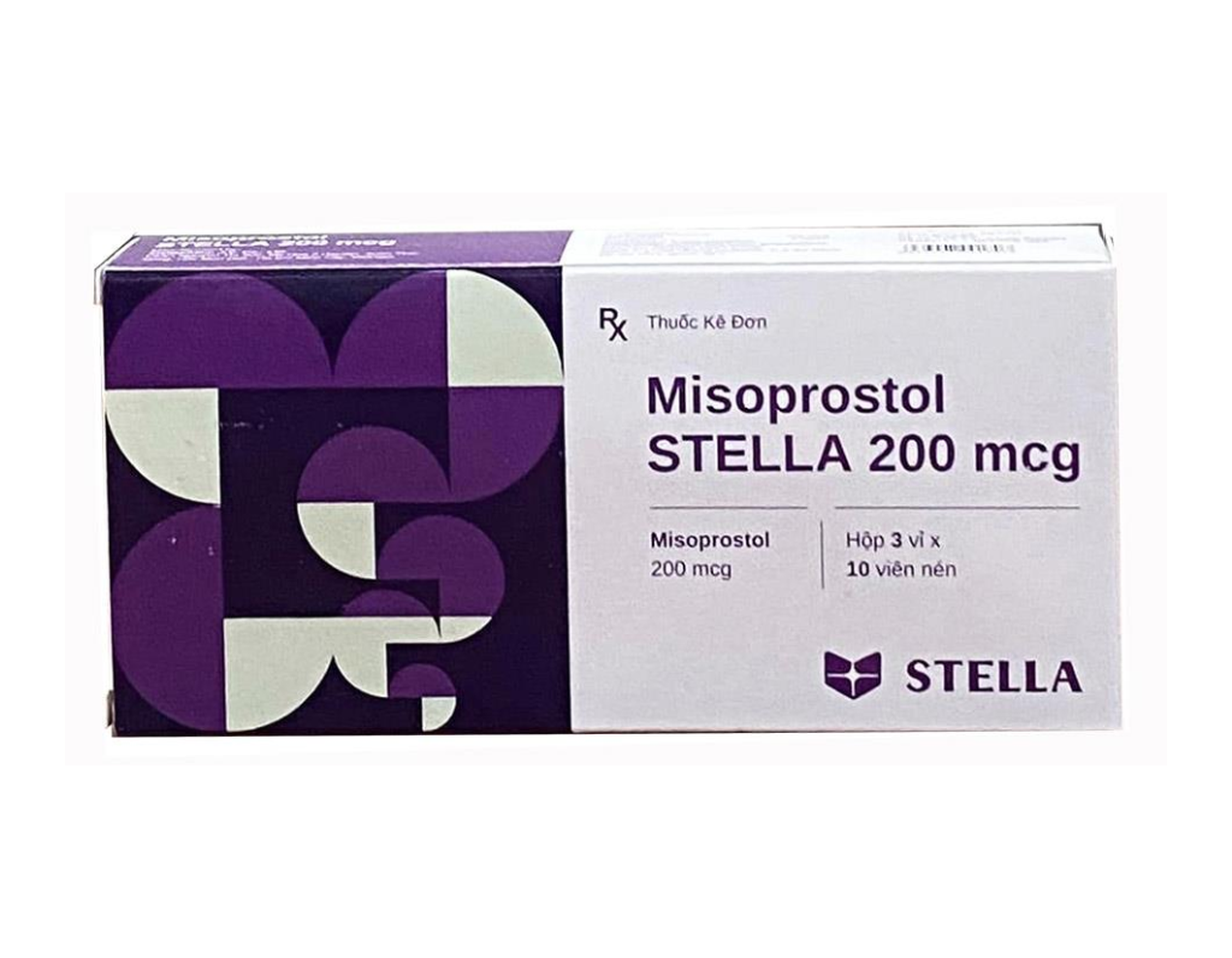 Thuốc Misoprostol STELLA 200mcg giảm nguy cơ loét dạ dày (Hộp 3 vỉ x 10 viên)