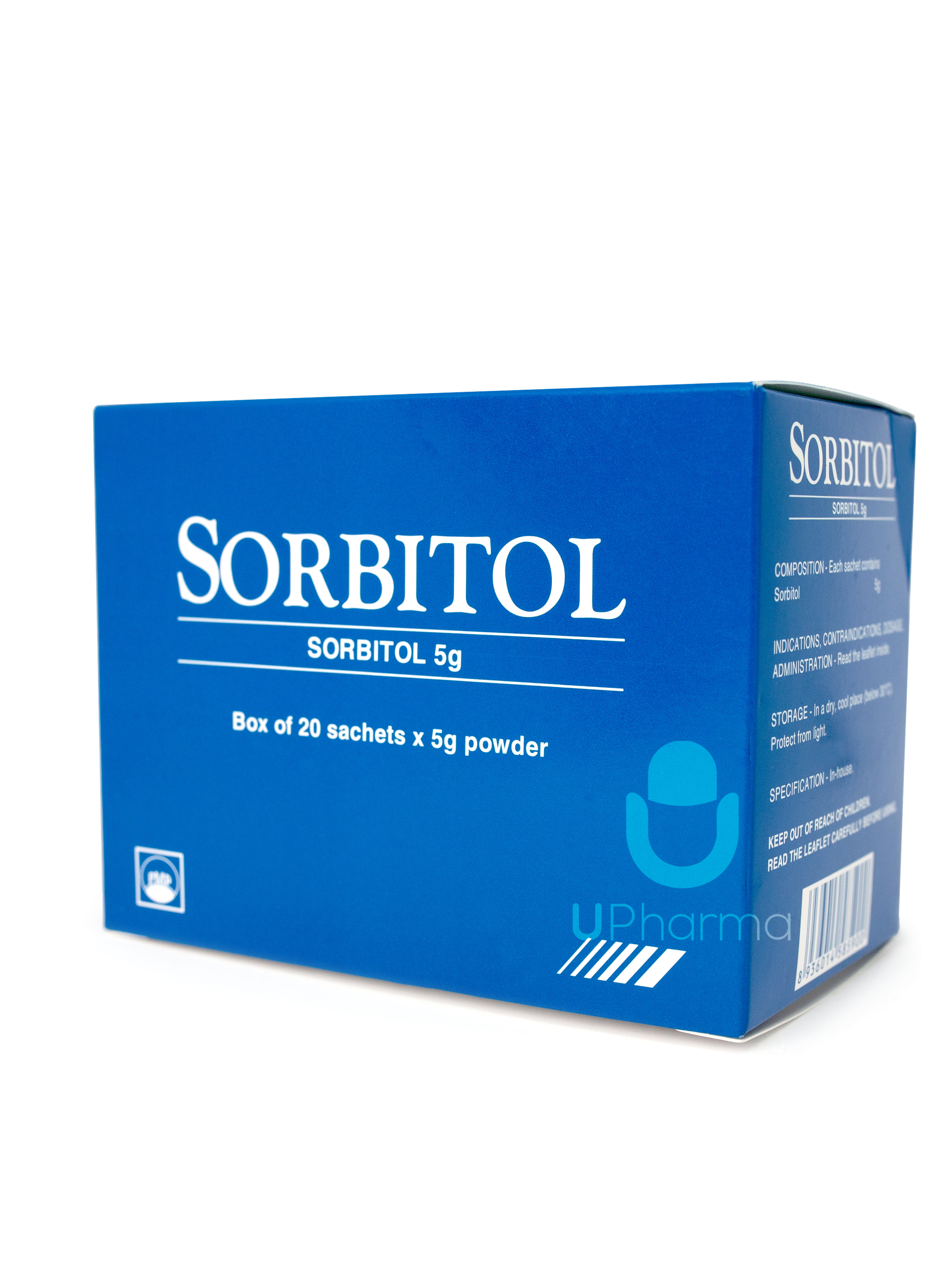 Thuốc bột Sorbitol PMP 5g trị táo bón (Hộp 20 gói x 5g)