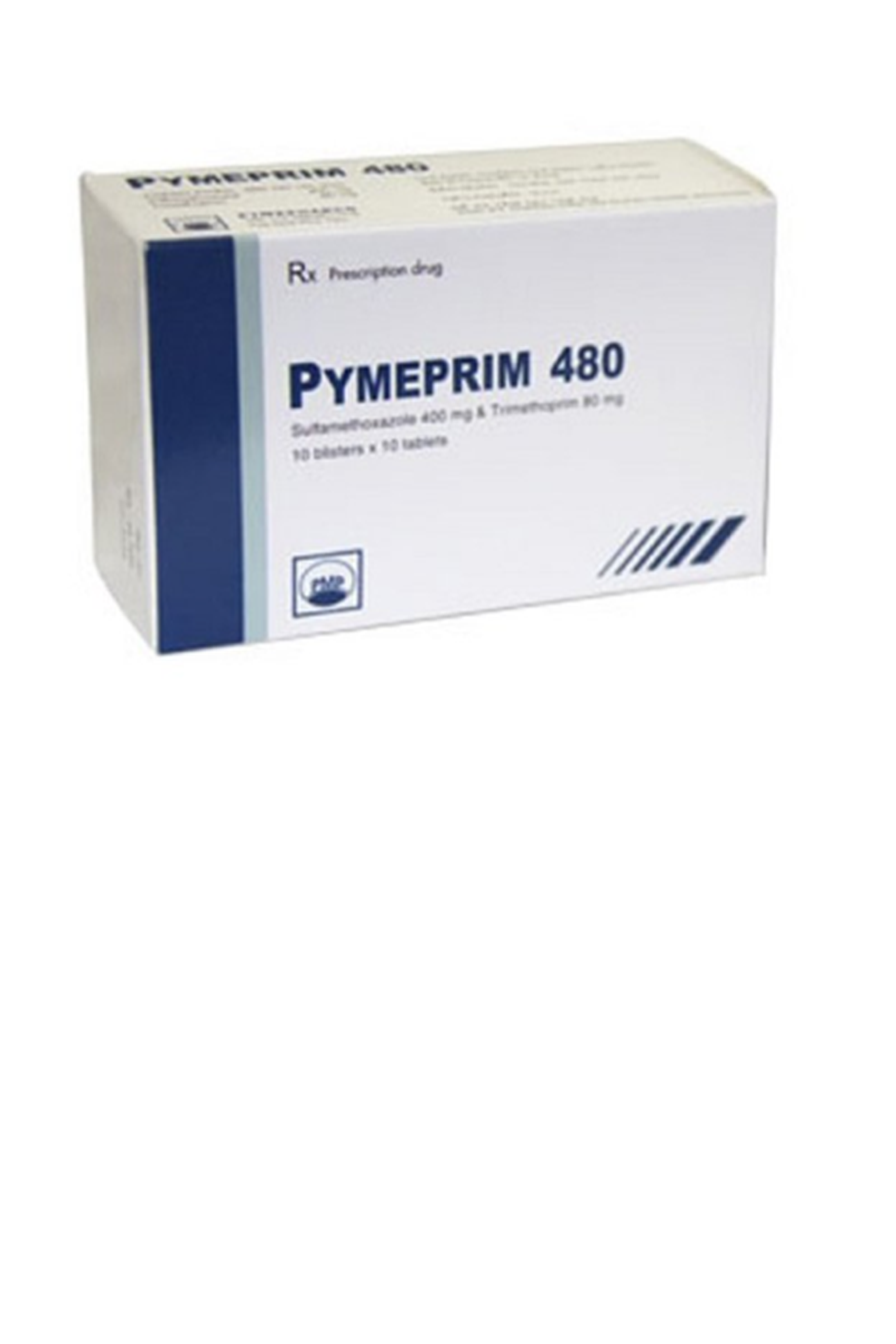 Thuốc Pymeprim 400/80mg điều trị nhiễm khuẩn (Hộp 10 vỉ x 10 viên)