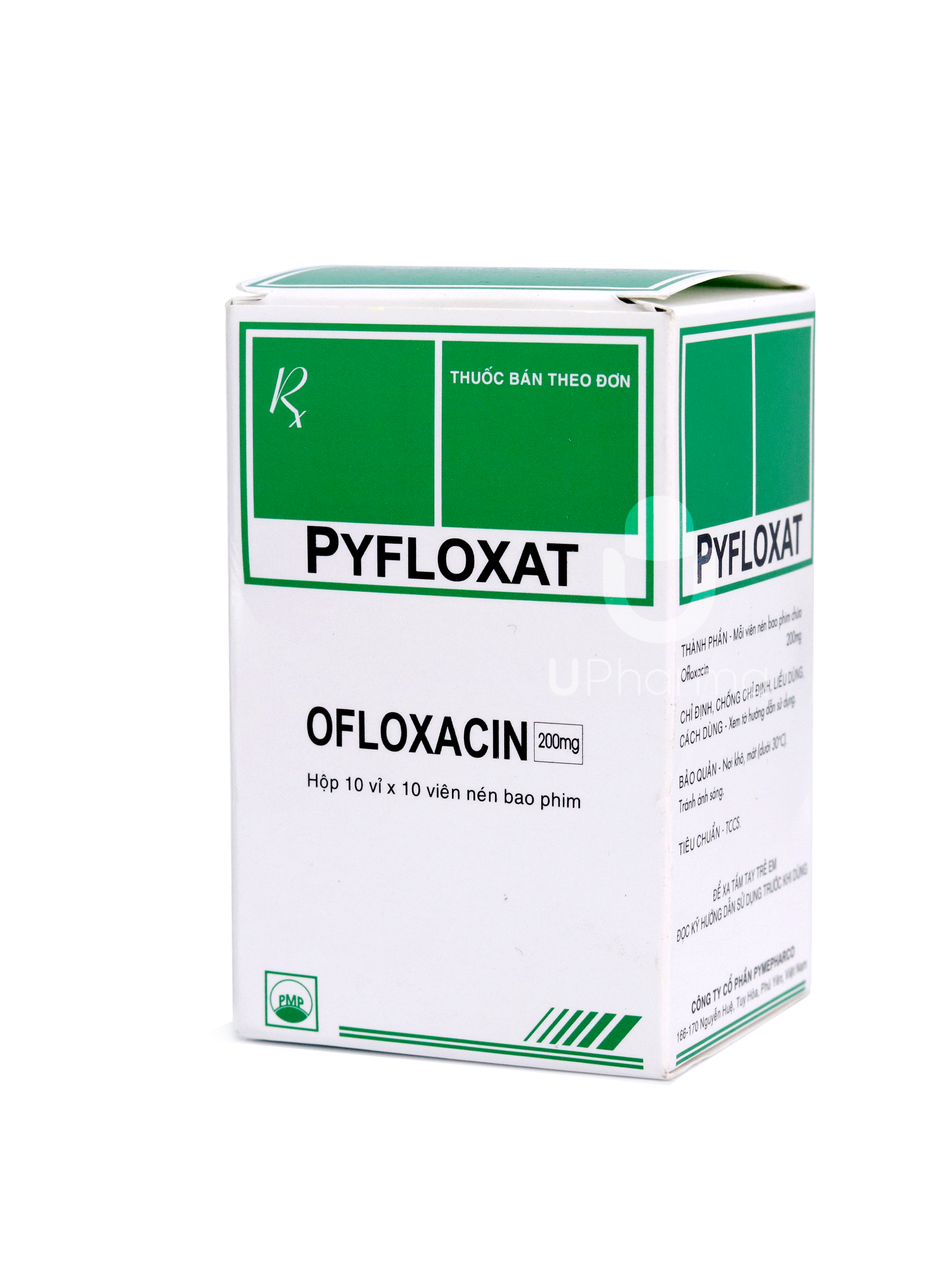 Thuốc Pyfloxat 200mg điều trị nhiễm khuẩn do vi khuẩn nhạy cảm (Hộp 10 vỉ x 10 viên)