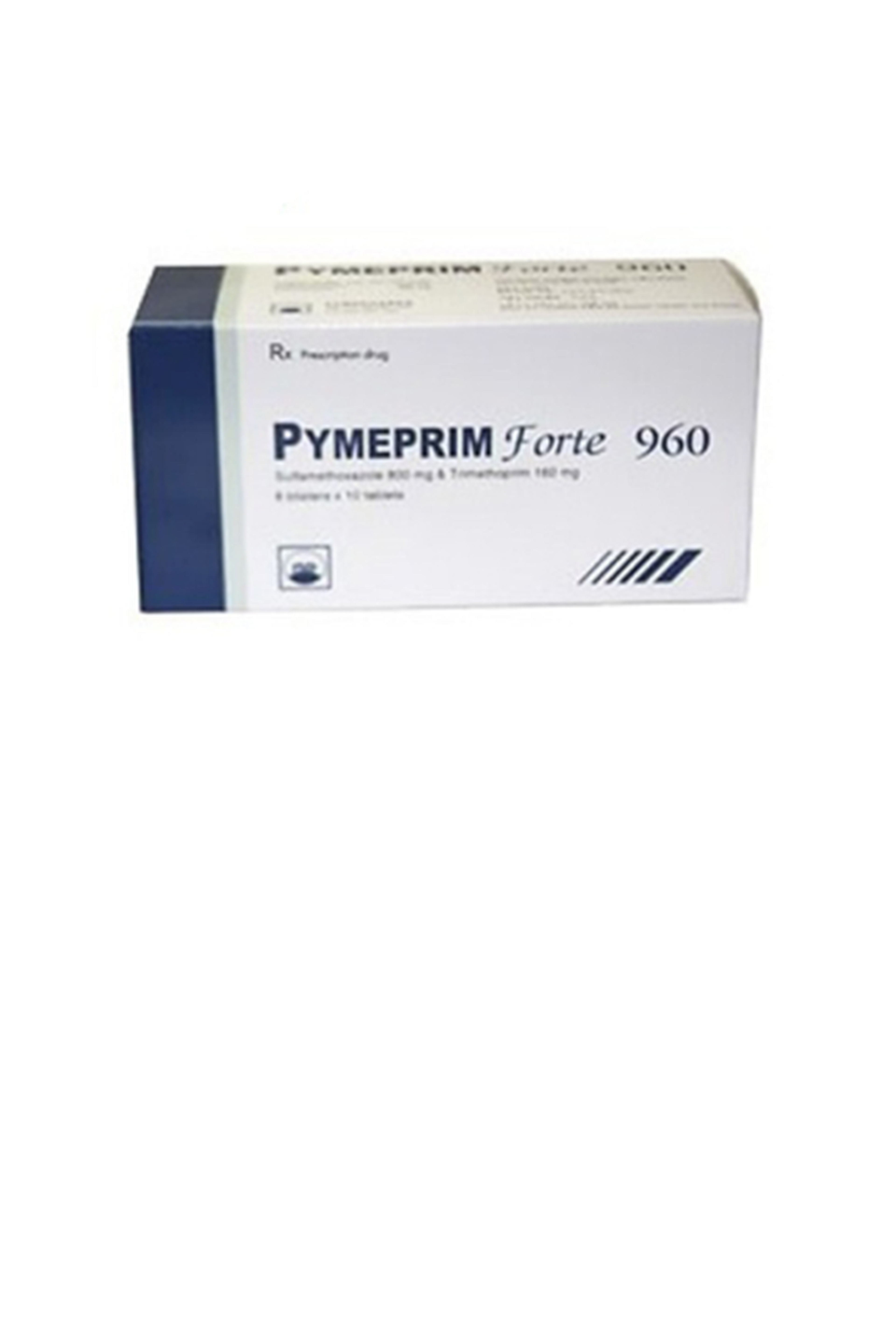 Thuốc Pymeprim Forte 800/160mg điều trị nhiễm khuẩn (Hộp 6 vỉ x 10 viên)