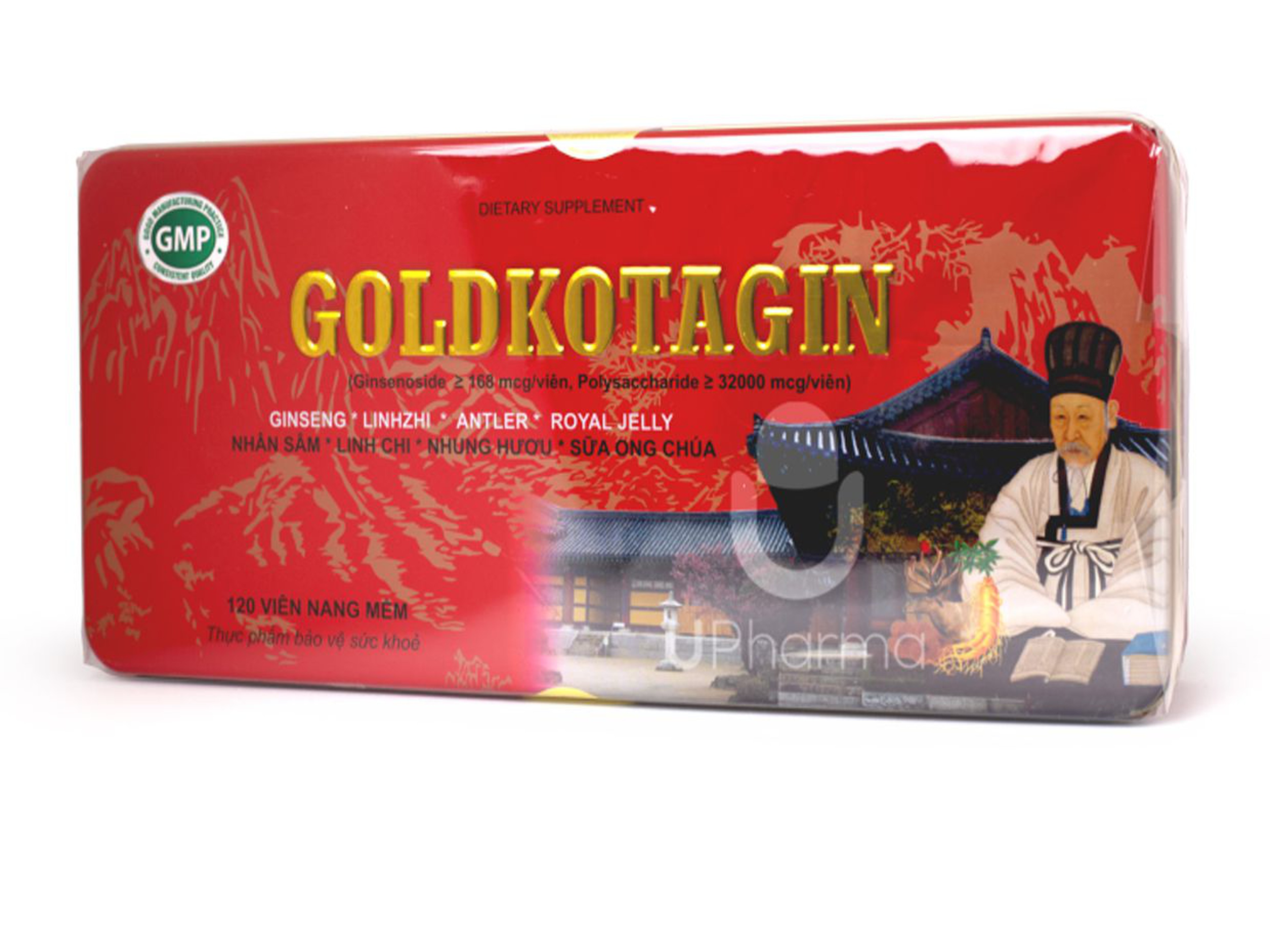 GoldKotagin nâng cao sức đề kháng, hệ miễn dịch cho cơ thể (Hộp 120 viên)