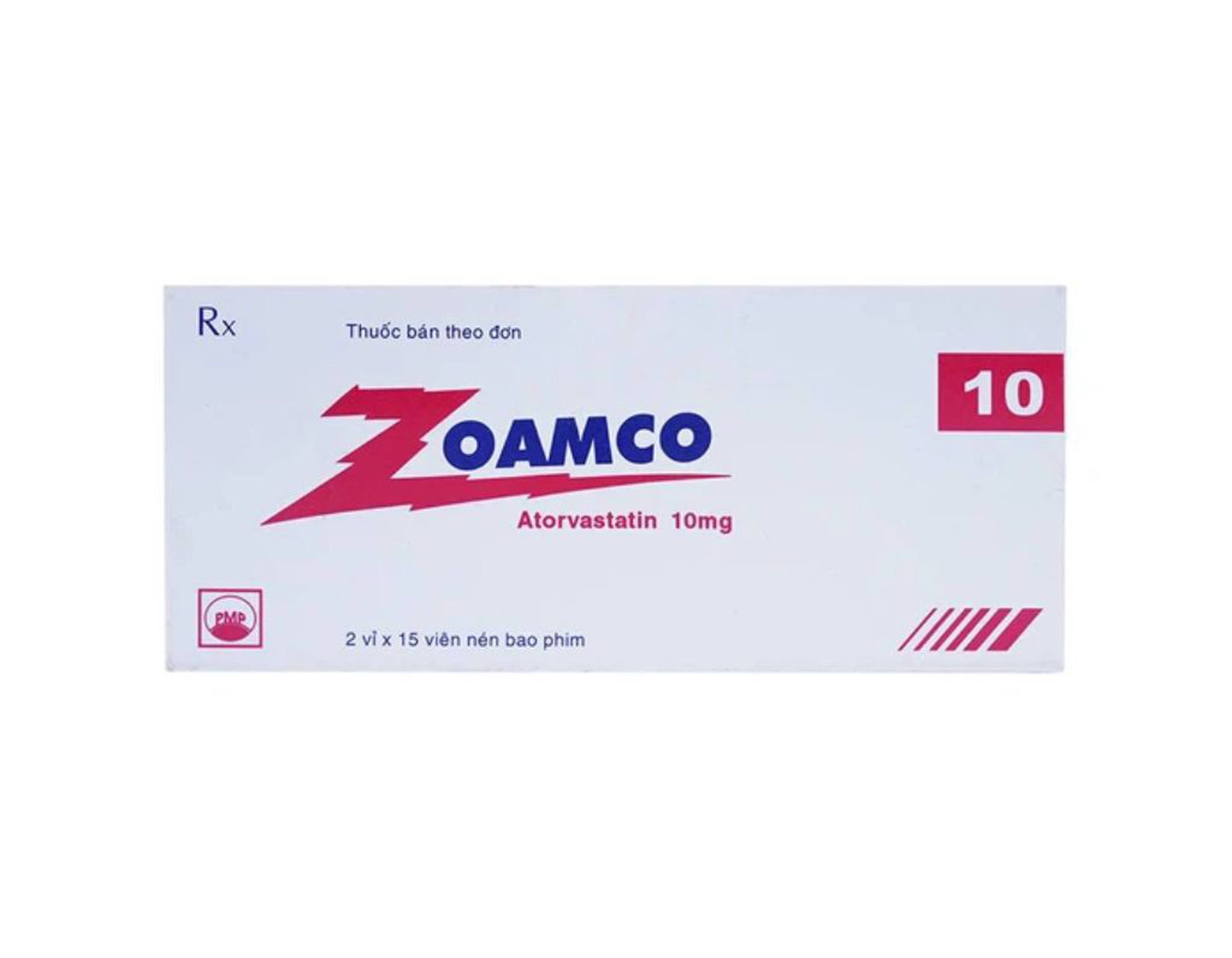 Thuốc Zoamco 10mg giảm cholesterol máu toàn phần (Hộp 2 vỉ x 15 viên)