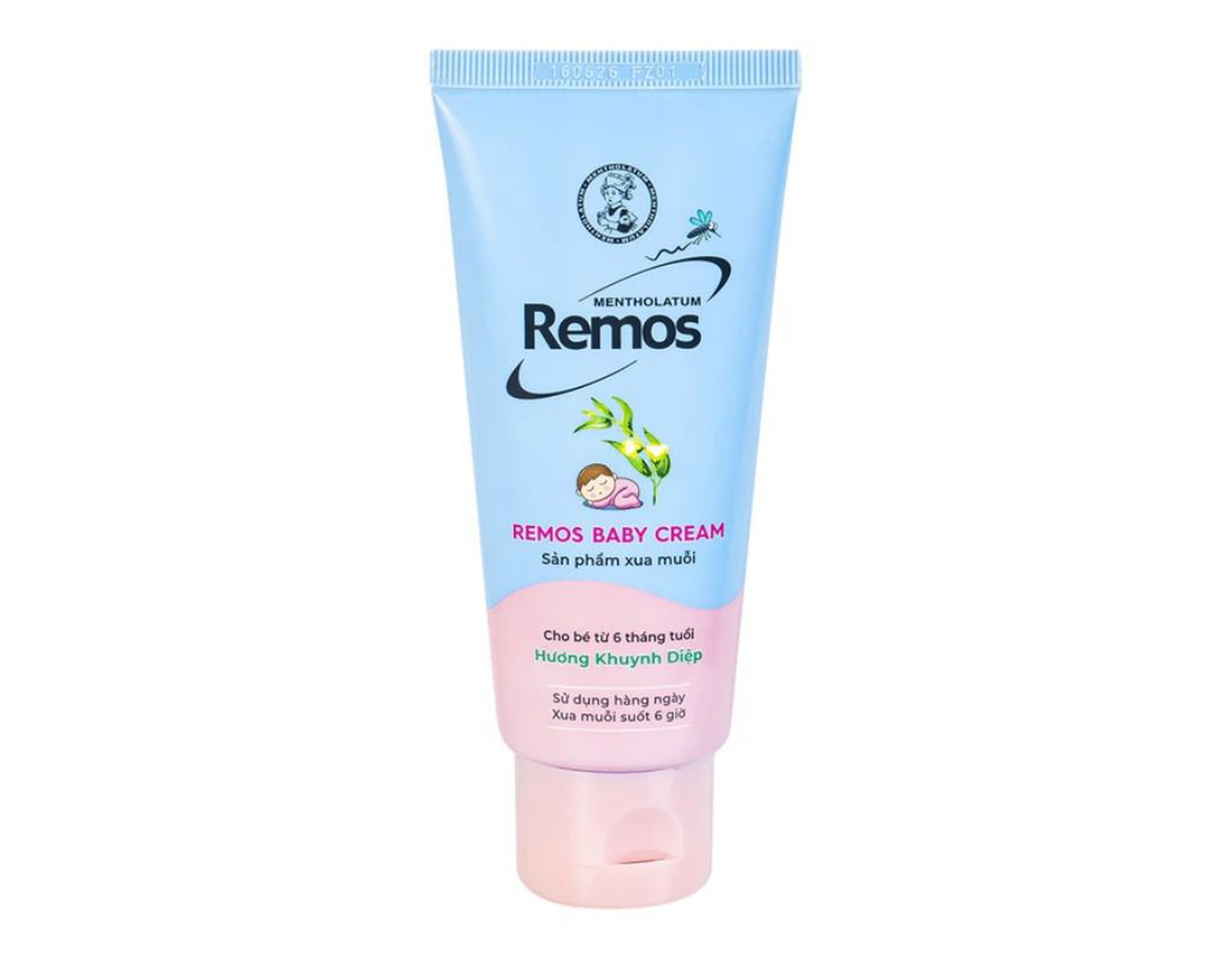 Kem Remos baby cream xua muỗi cho bé từ 6 tháng tuổi (Tuýp 70g)