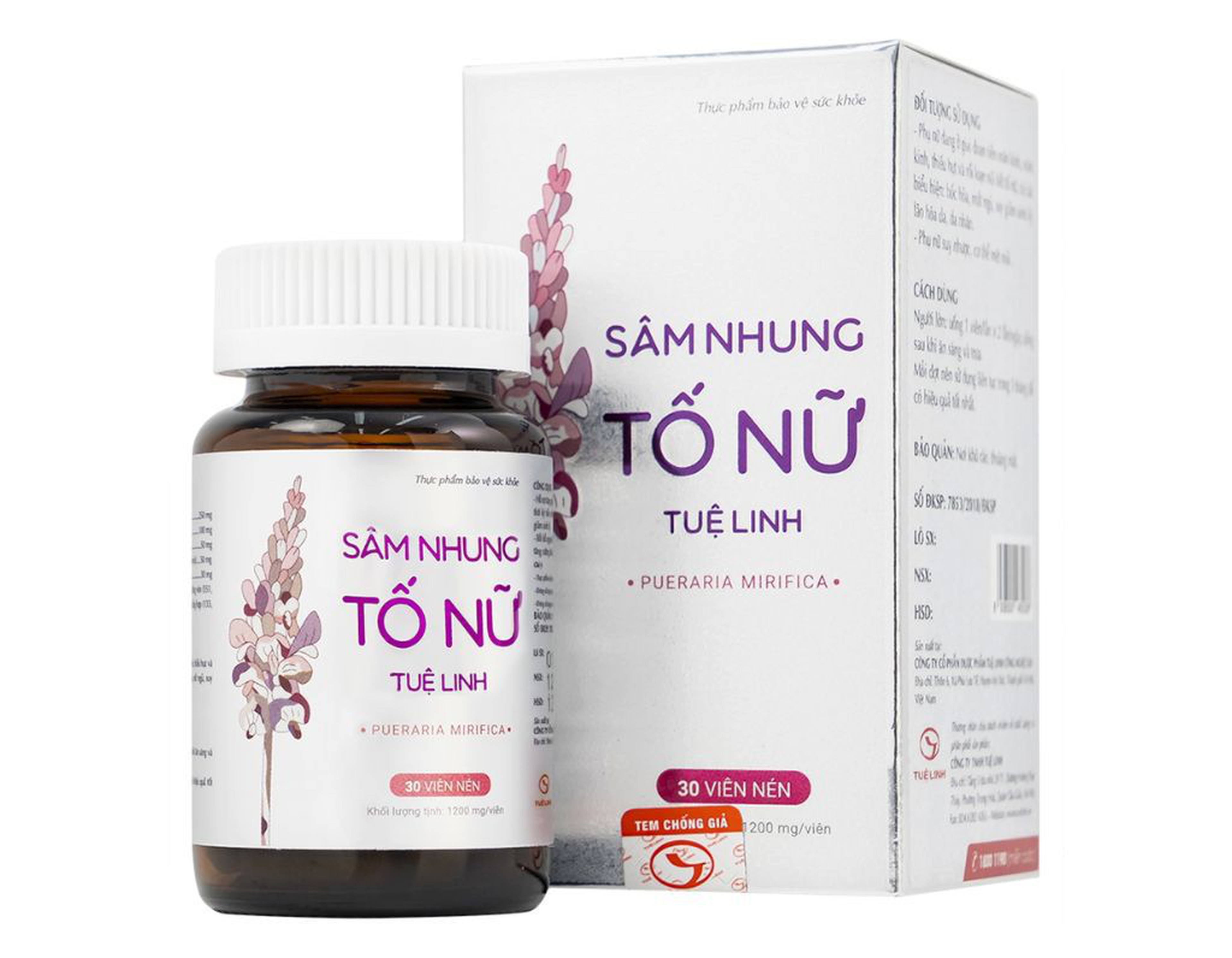 Viên uống Sâm Nhung Tố Nữ Tuệ Linh hỗ trợ tăng cường nội tiết tố nữ (Hộp 30 viên)