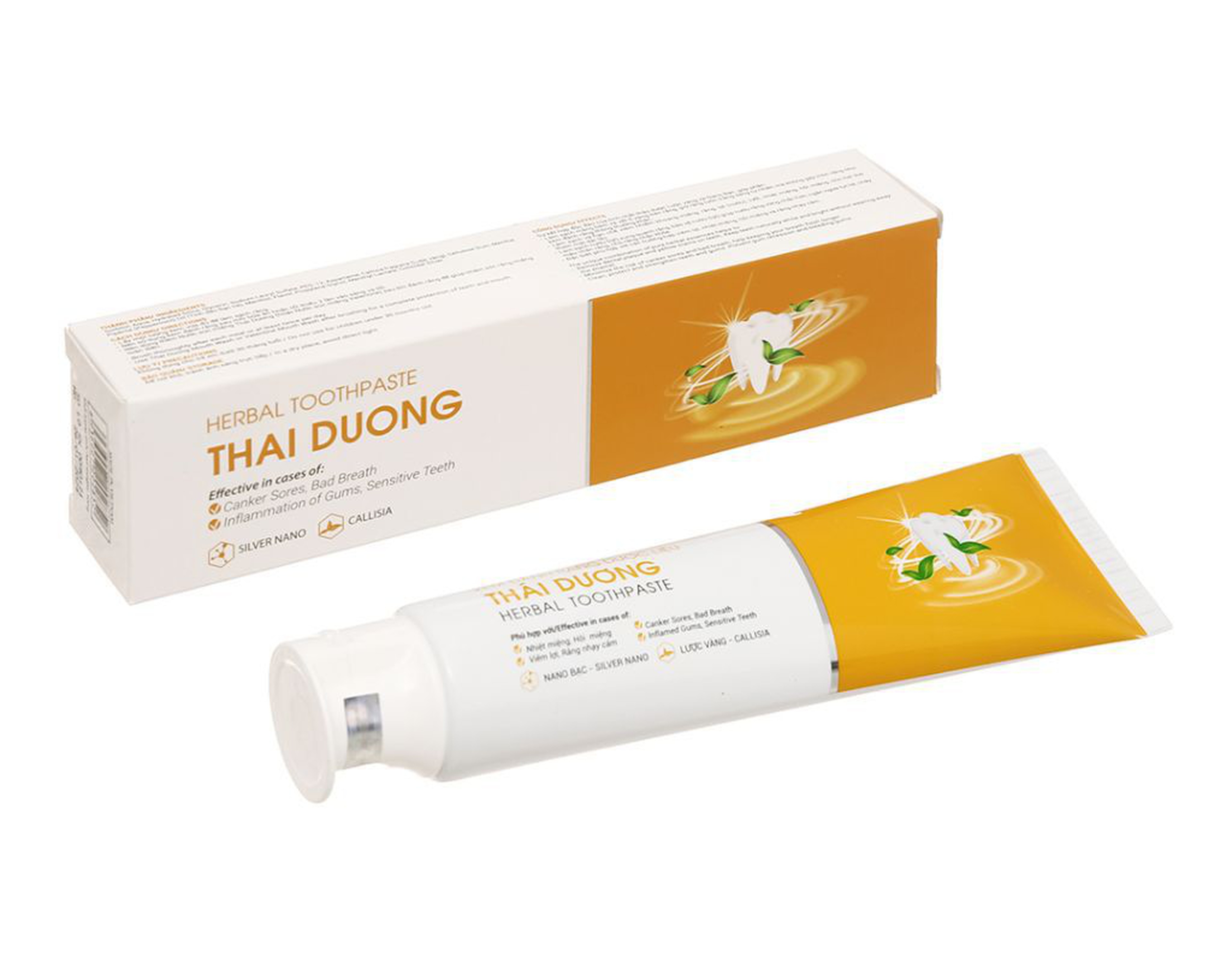 Kem đánh răng dược liệu Thái Dương ngừa viêm nhiễm răng (tuýp 100g)
