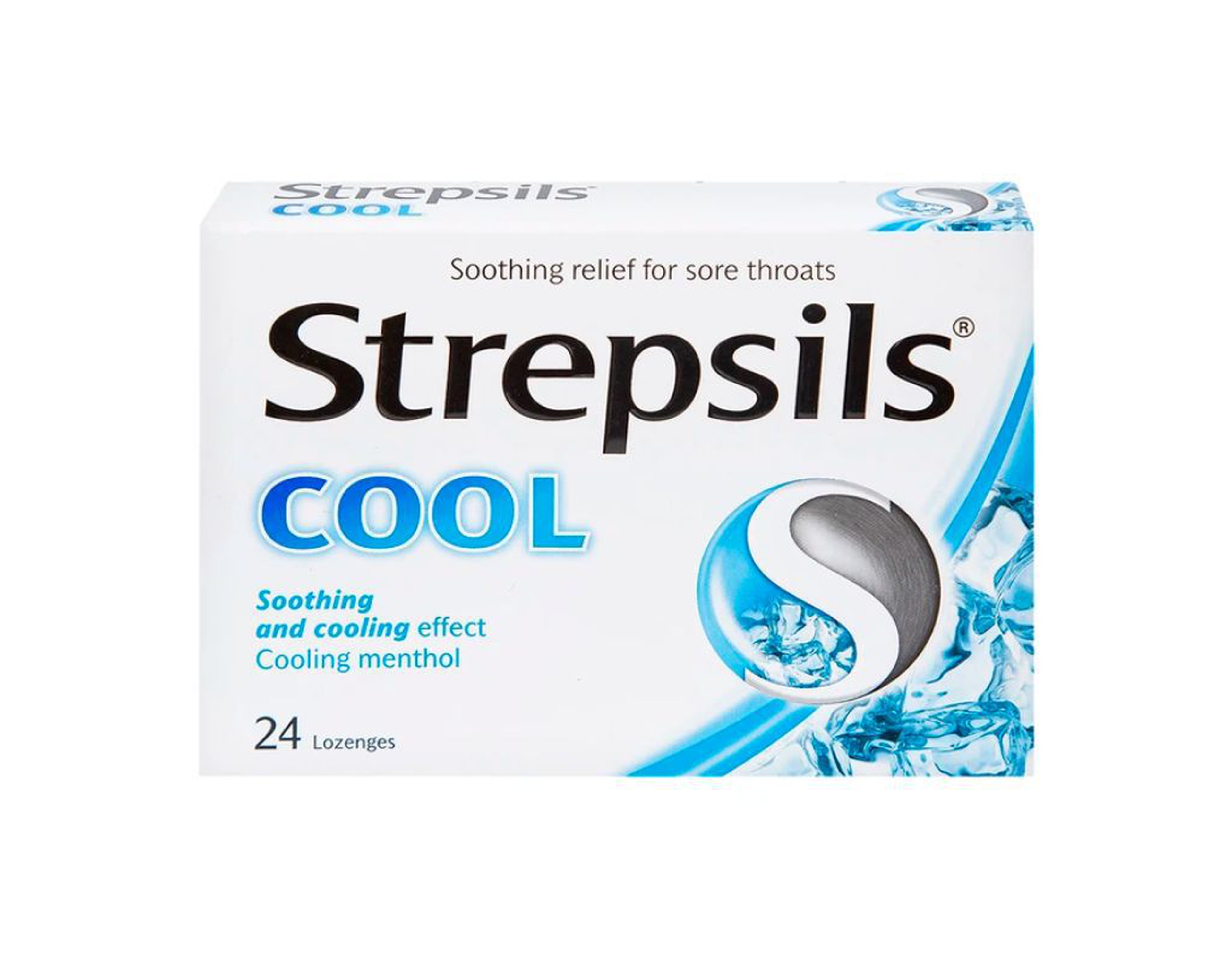  Viên ngậm Strepsils Cool kháng khuẩn, giảm đau họng (Hộp 2 vỉ * 12 viên)