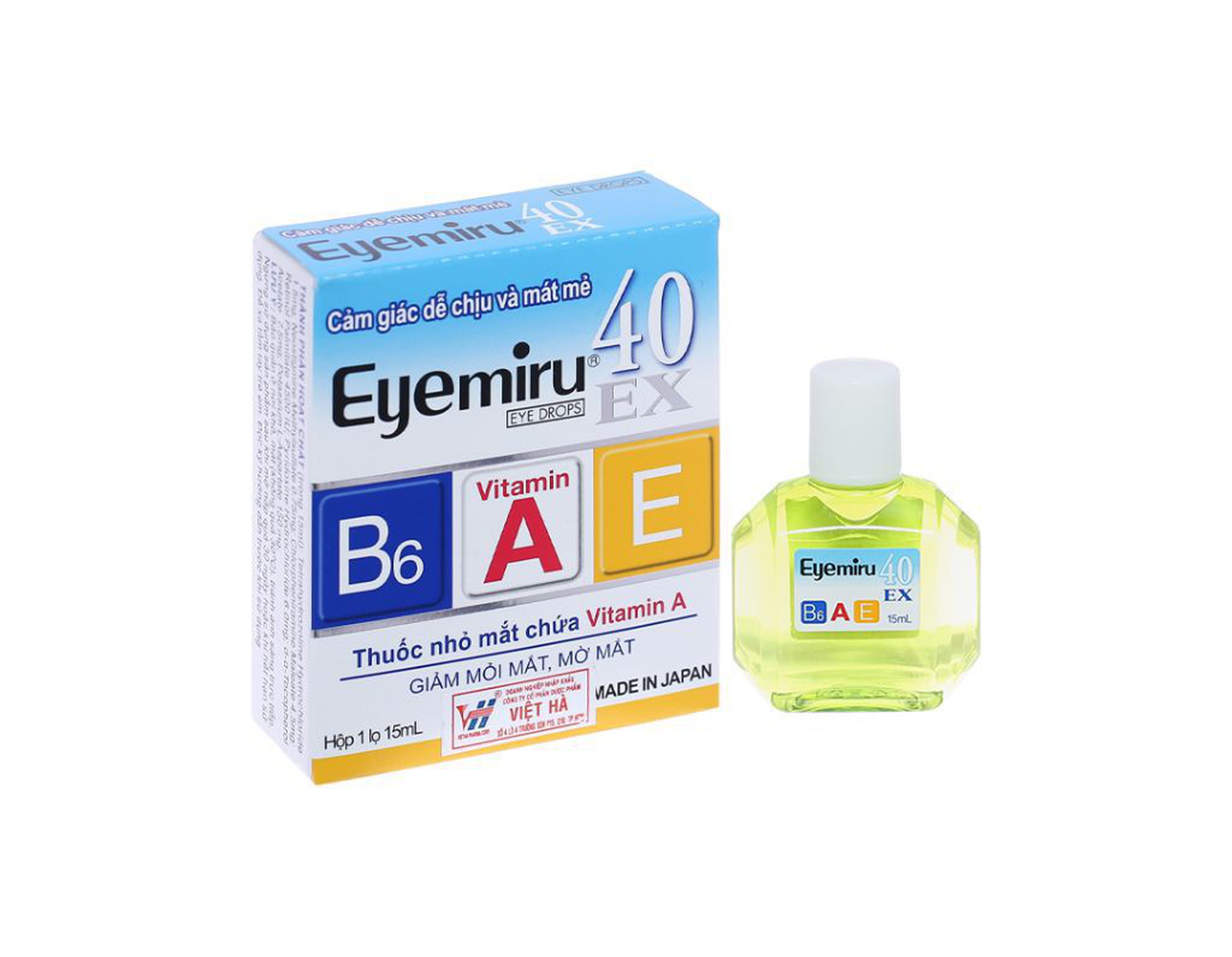 Dung dịch nhỏ mắt Eyemiru 40 EX phòng và trị các bệnh về mắt (chai 15ml)