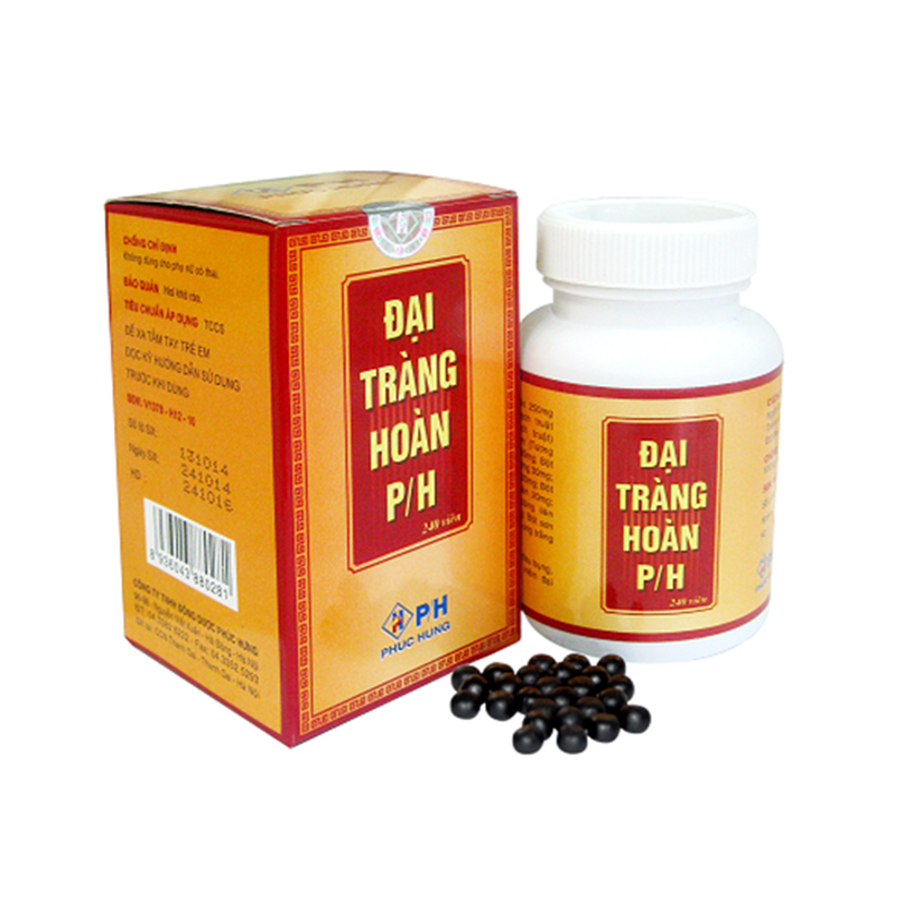 Thuốc Đại tràng hoàn P/H hỗ trợ điều trị viêm đại tràng cấp và mãn tính (lọ 240 viên)