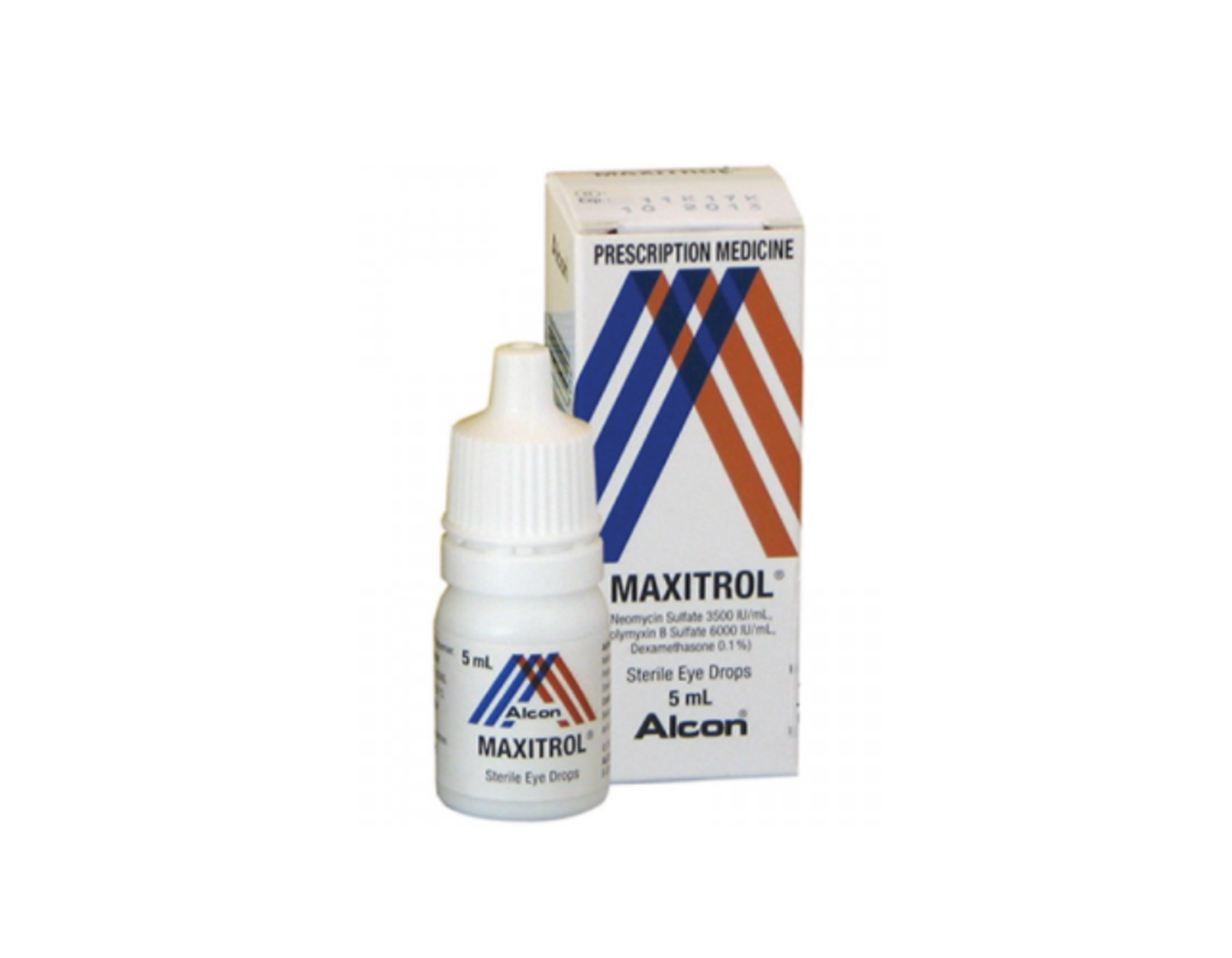 Thuốc nhỏ mắt Maxitrol điều trị viêm mắt (Hộp 1 chai x 5ml)