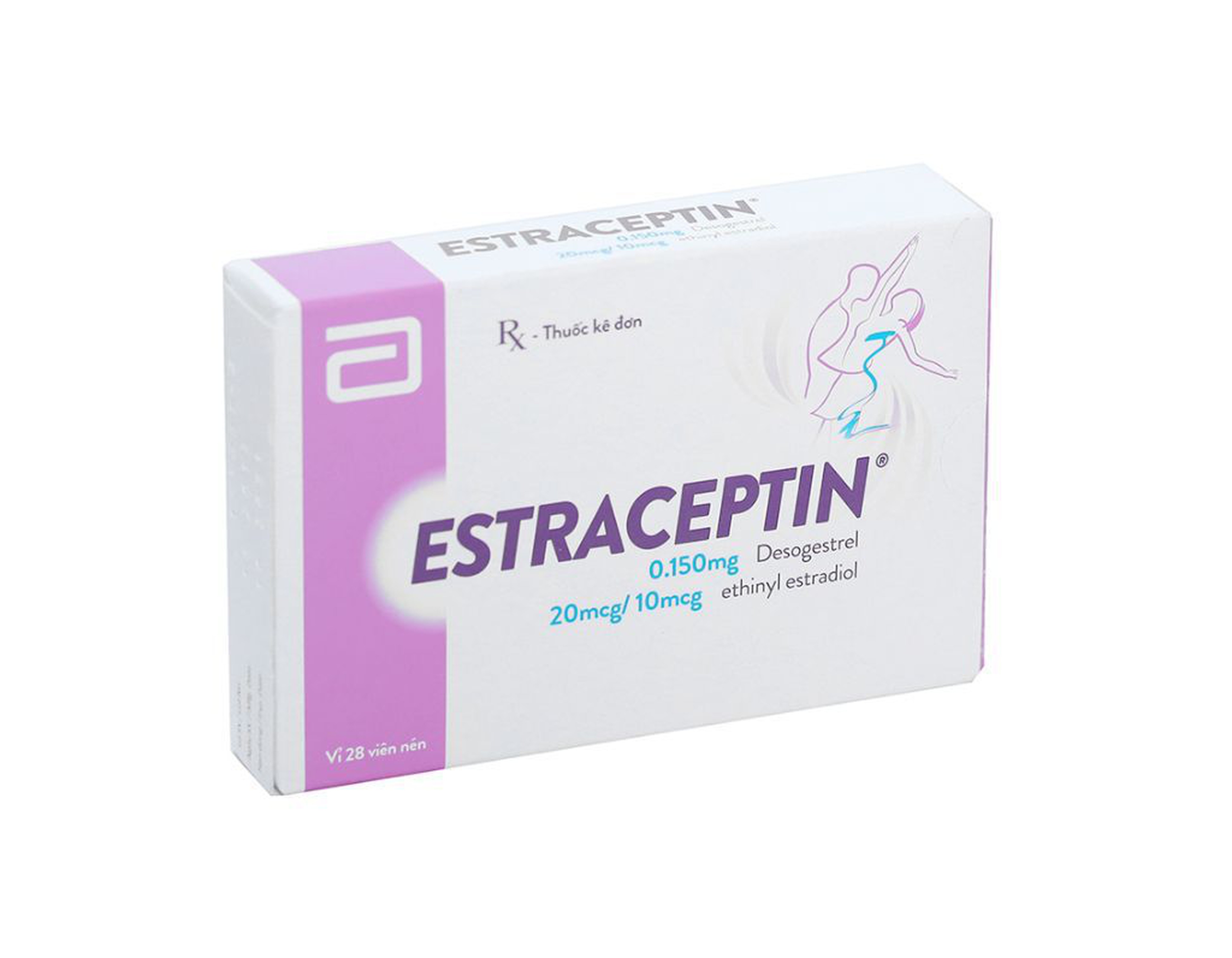 Thuốc Estraceptin thuốc tránh thai hằng ngày (hộp 1 vỉ x 28 viên)
