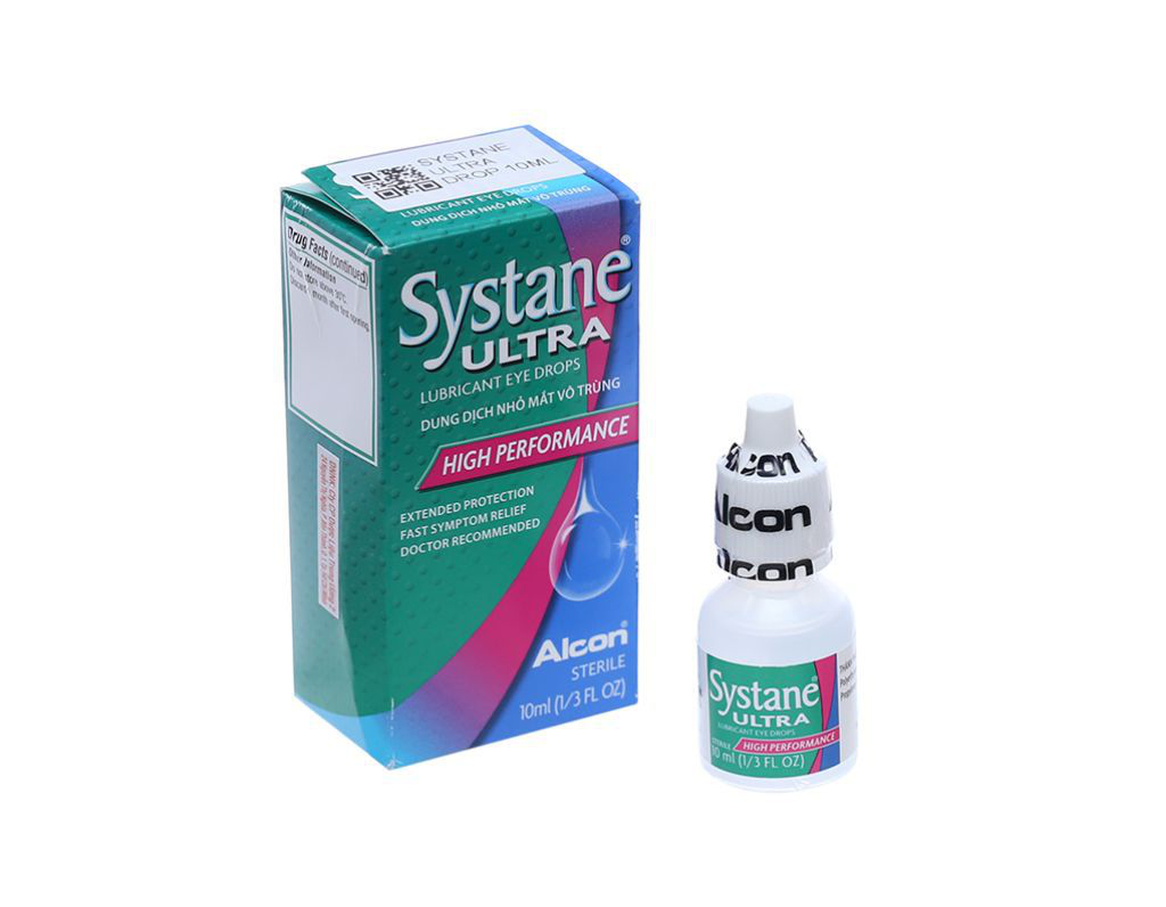 Thuốc nhỏ mắt Systane Ultra giúp điều trị khô mắt, giảm tạm thời các chứng rát và kích ứng do khô mắt.