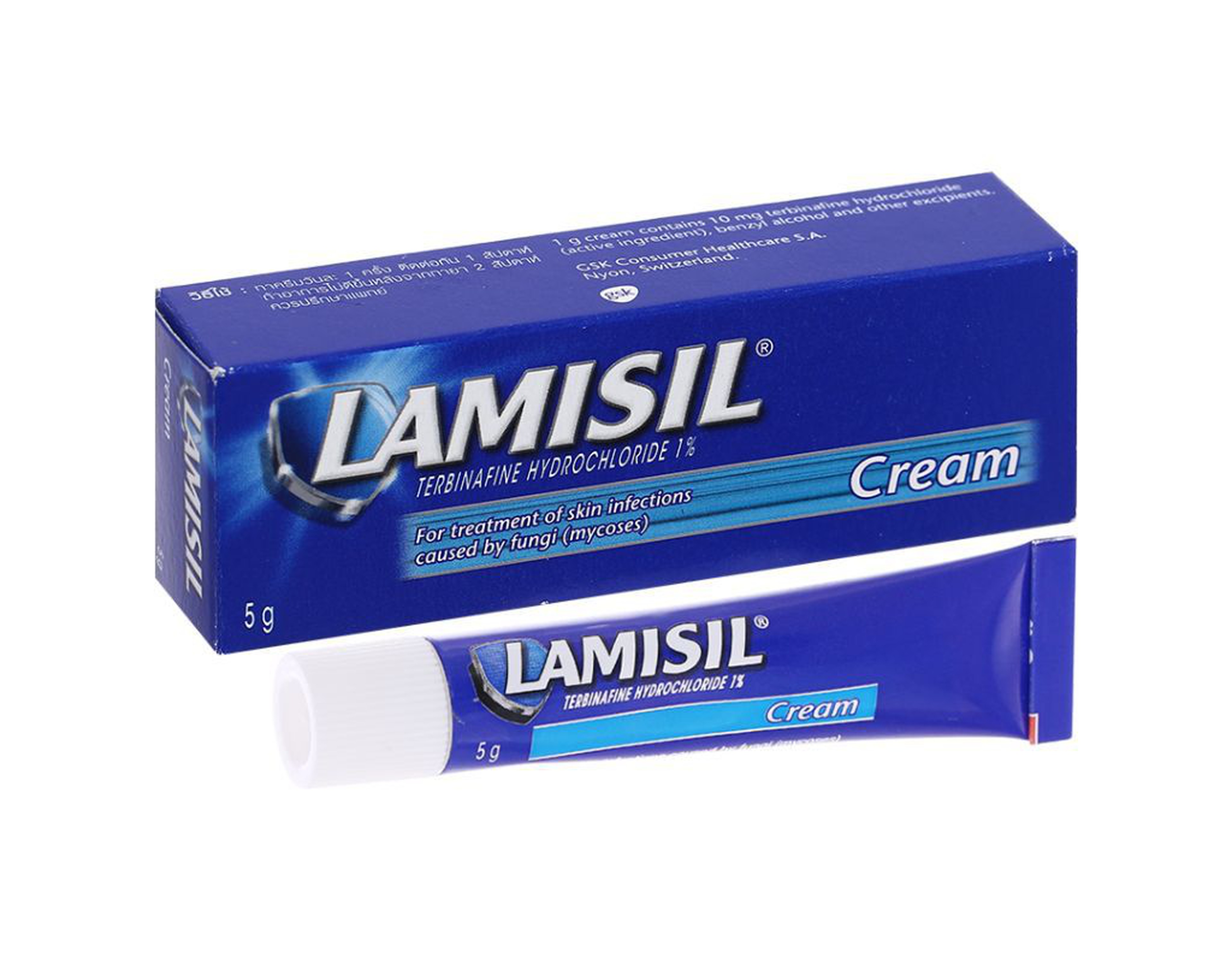 Thuốc Lamisil Cream hỗ trợ điều trị nhiễm nấm da (Tuýp 5g)