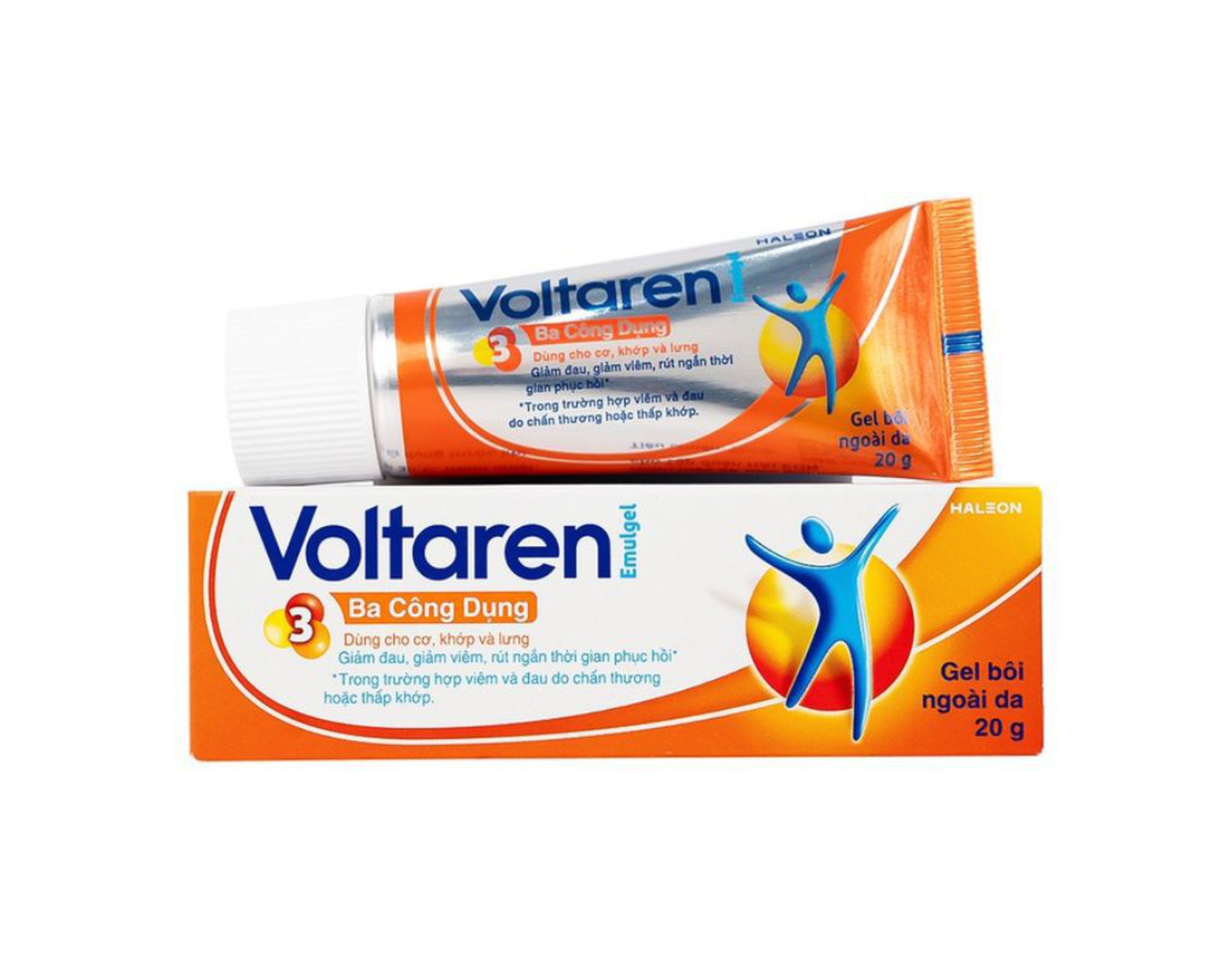 Gel bôi Voltaren Emulgel Novartis điều trị giảm đau do chấn thương hoặc thấp khớp (Tuýp 20g)