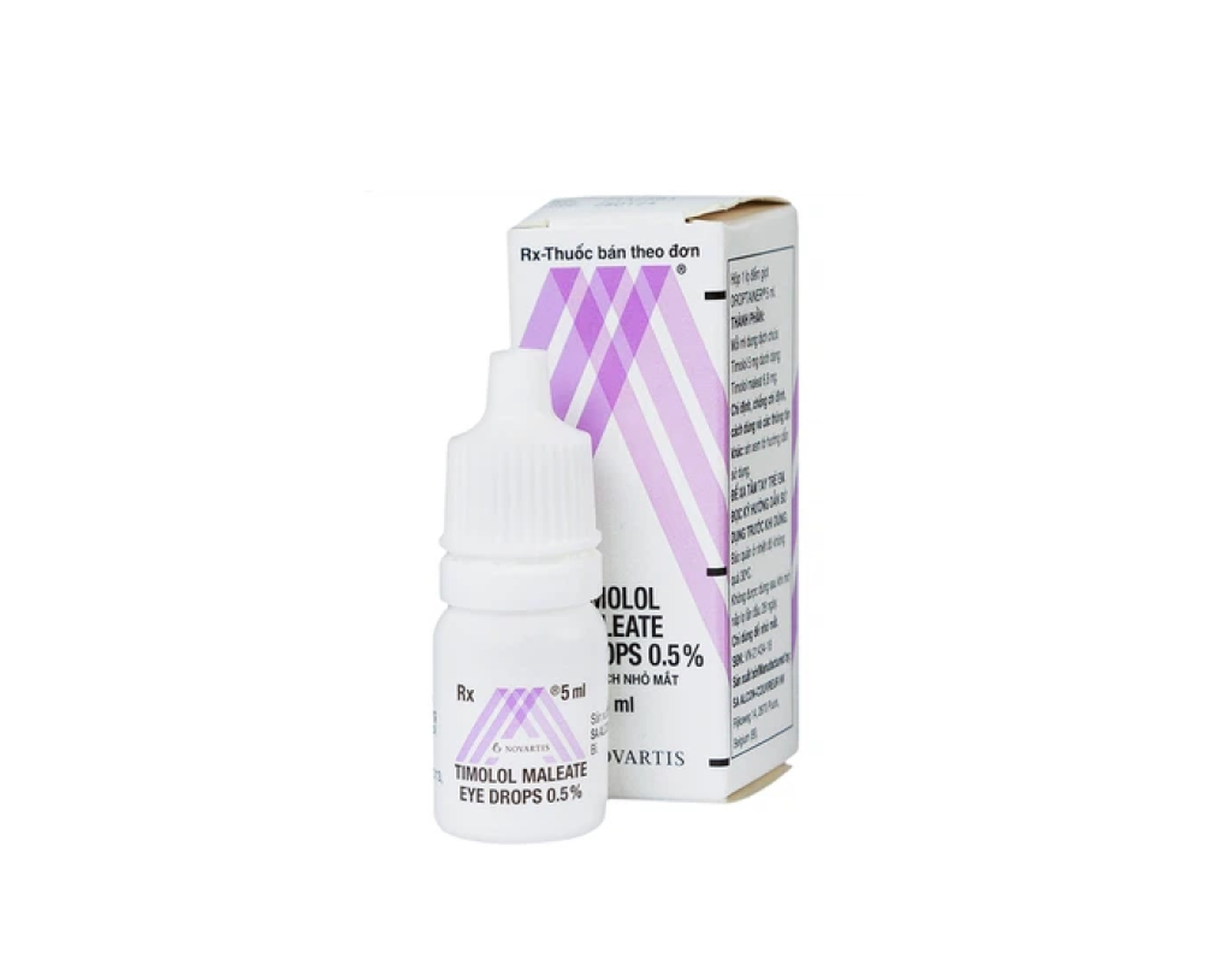 Dung dịch nhỏ mắt Timolol Maleate Eye Drops 0.5% điều trị bệnh glôcôm (hộp 1 lọ 5ml)