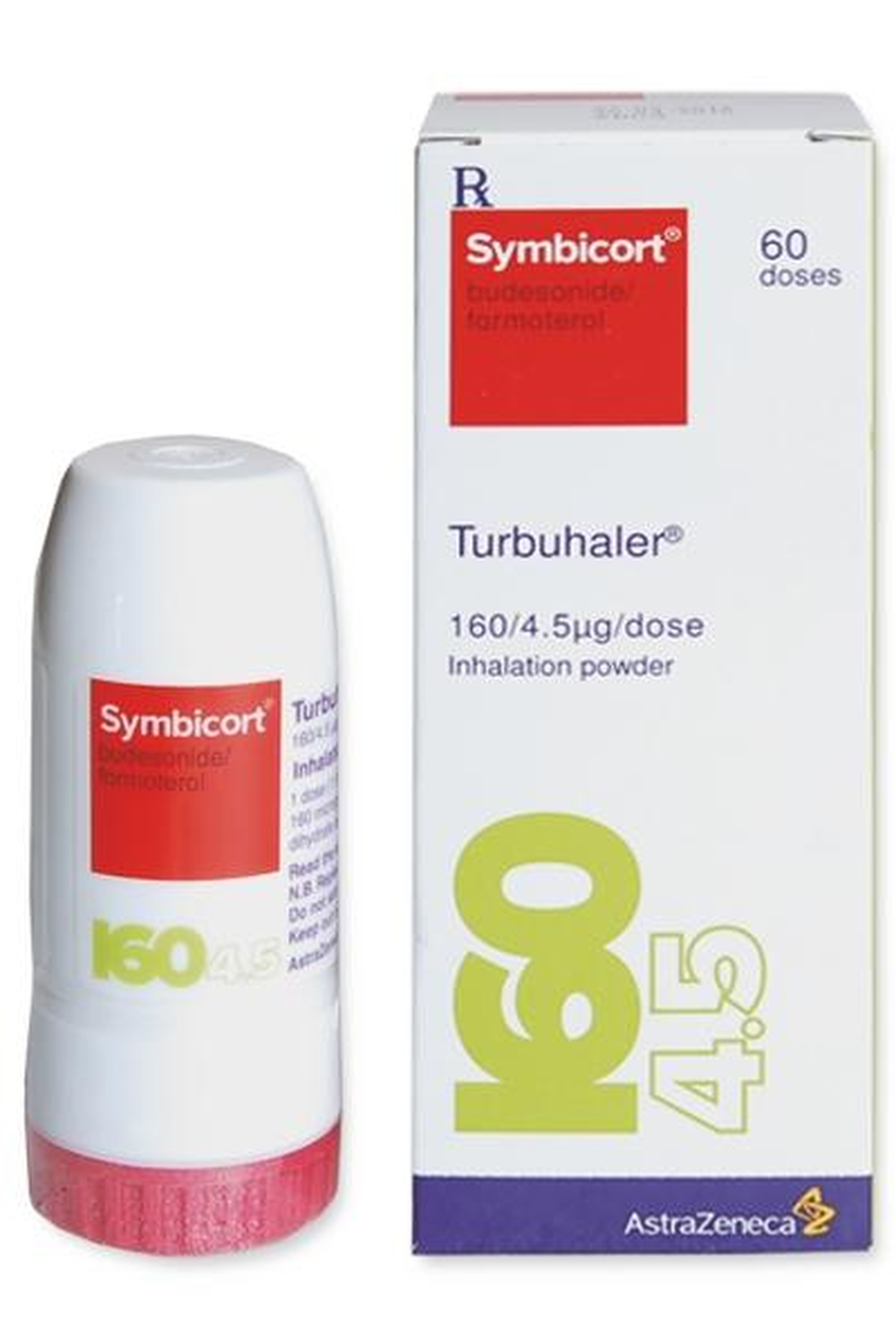 Bột hít phân liều Symbicort Turbuhaler 160/4.5mcg điều trị hen suyễn (ống 60 liều hít)