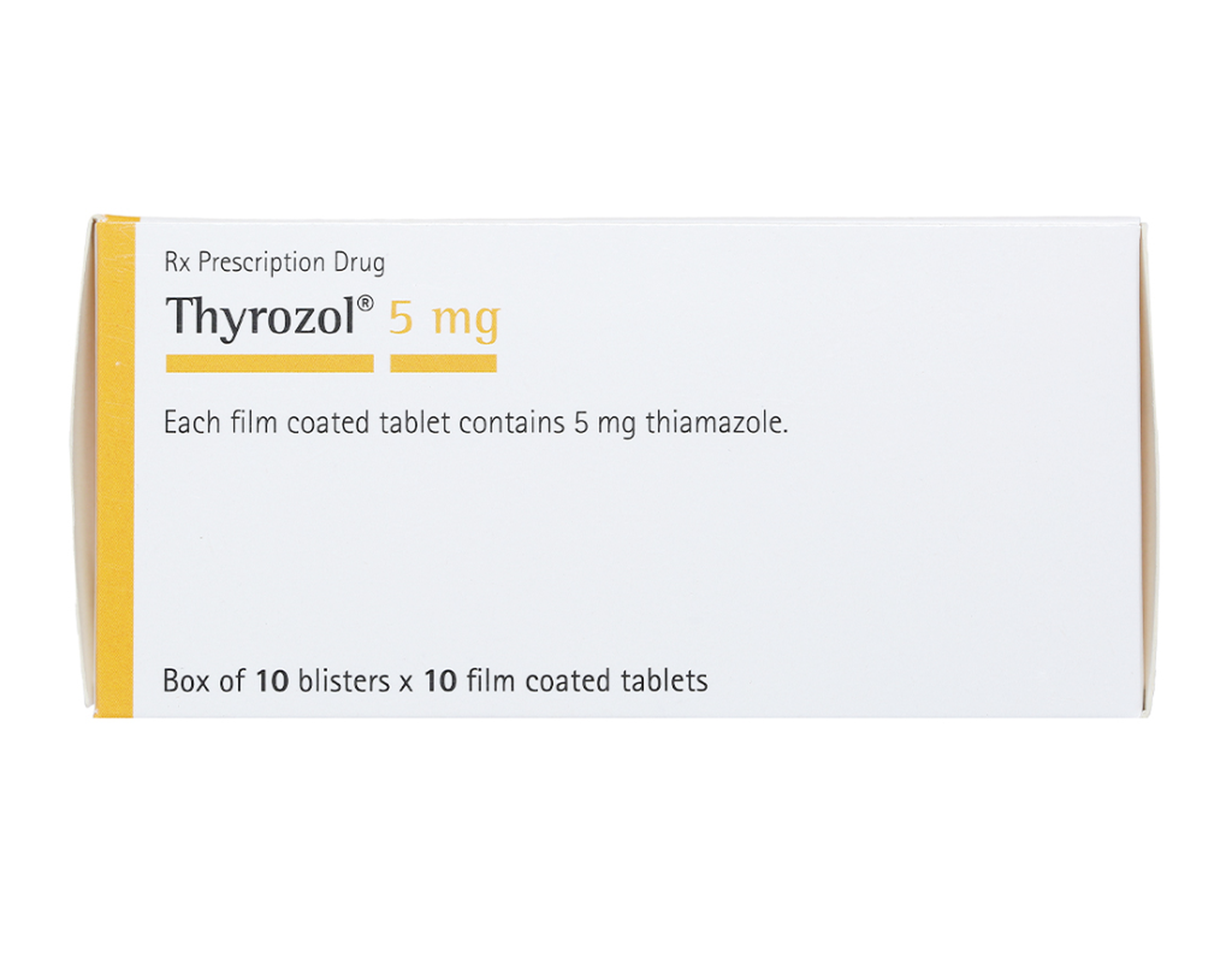 Thuốc Thyrozol 5mg điều trị cường giáp (Hộp 10 vỉ * 10 viên)
