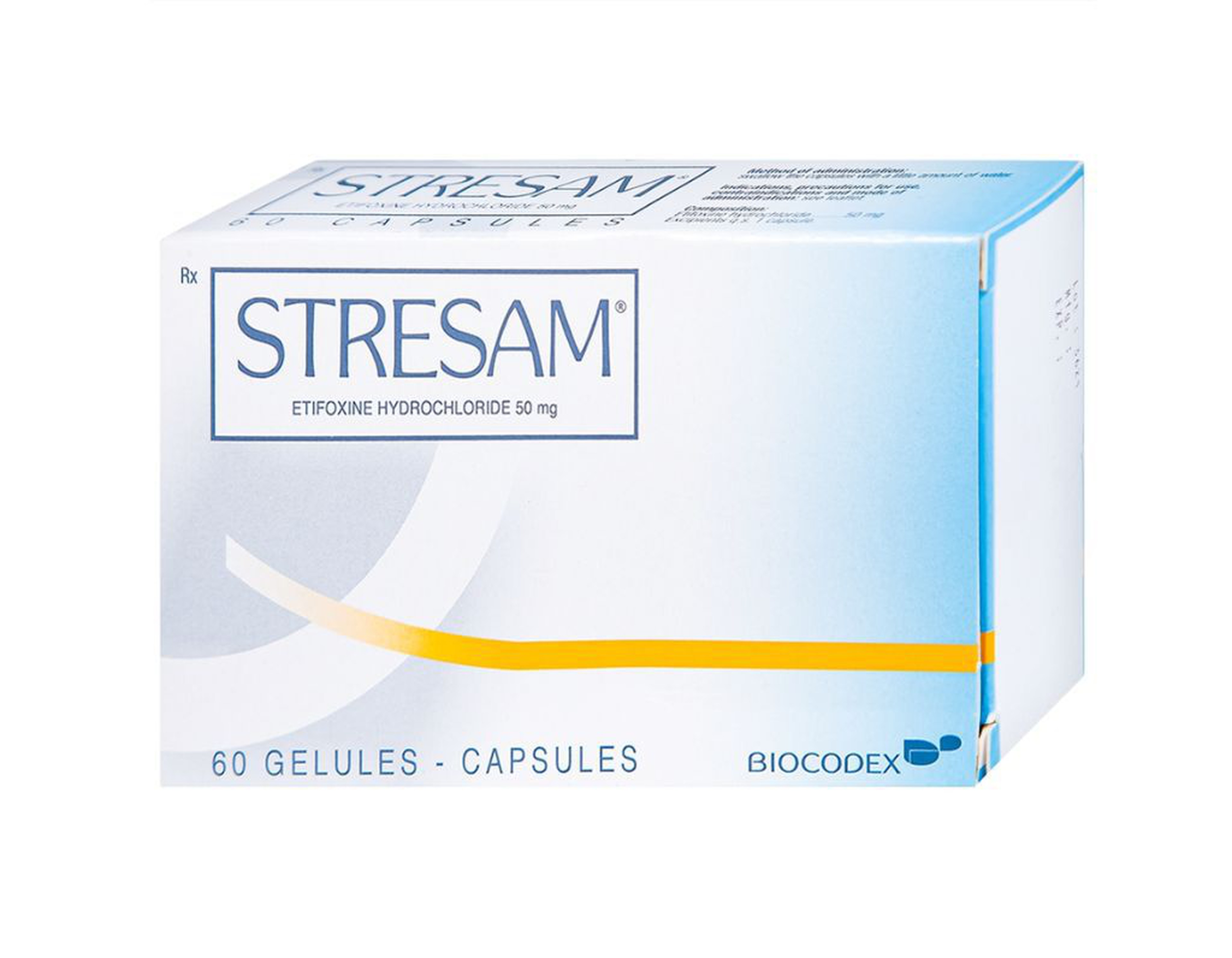 Thuốc Stresam 50mg điều trị rối loạn lo âu (Hộp 3 vỉ * 20 viên)