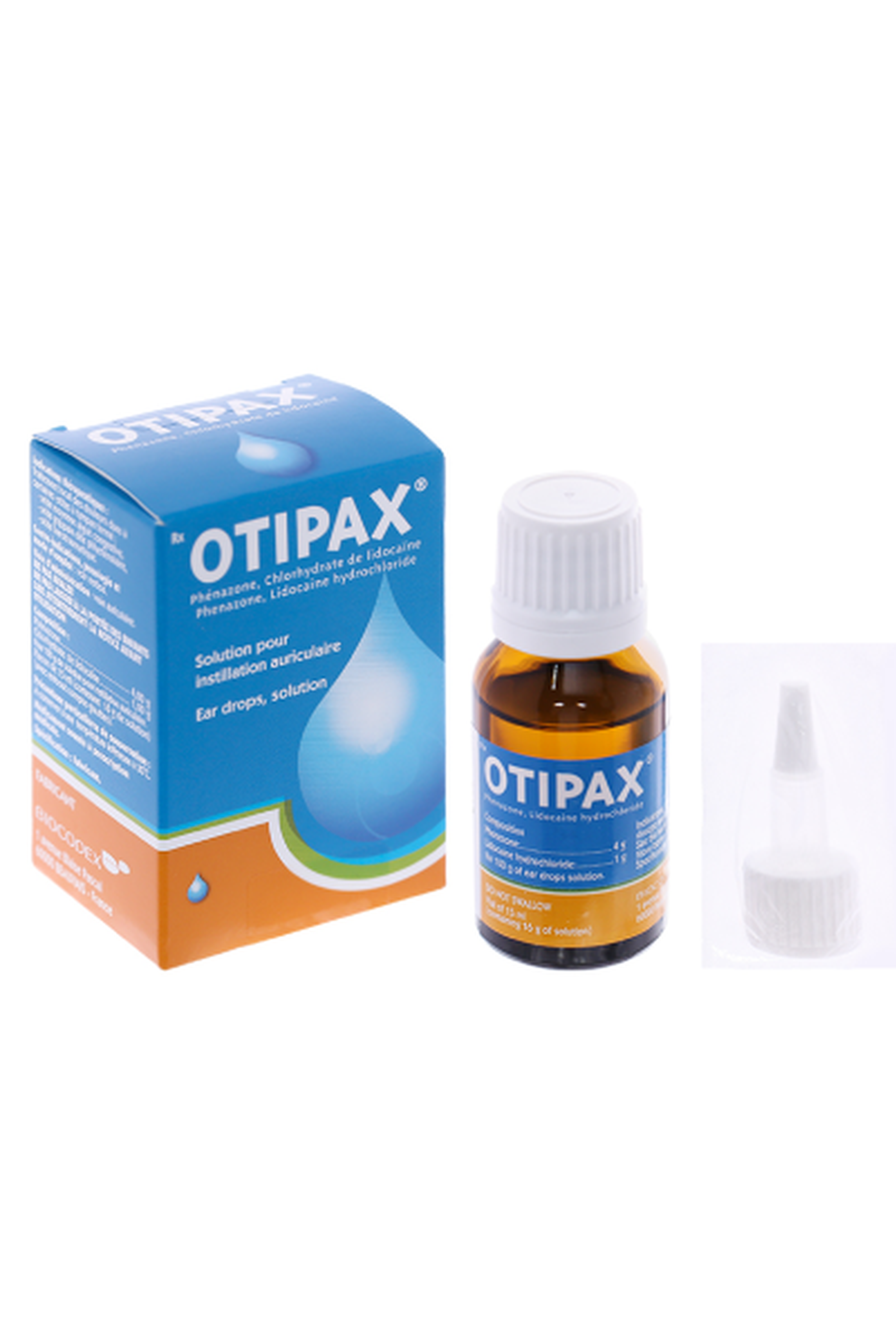 Dung dịch nhỏ tai Otipax điều trị triệu chứng đau tại chỗ do các dạng viêm tai (Hộp 1 lọ 15ml)