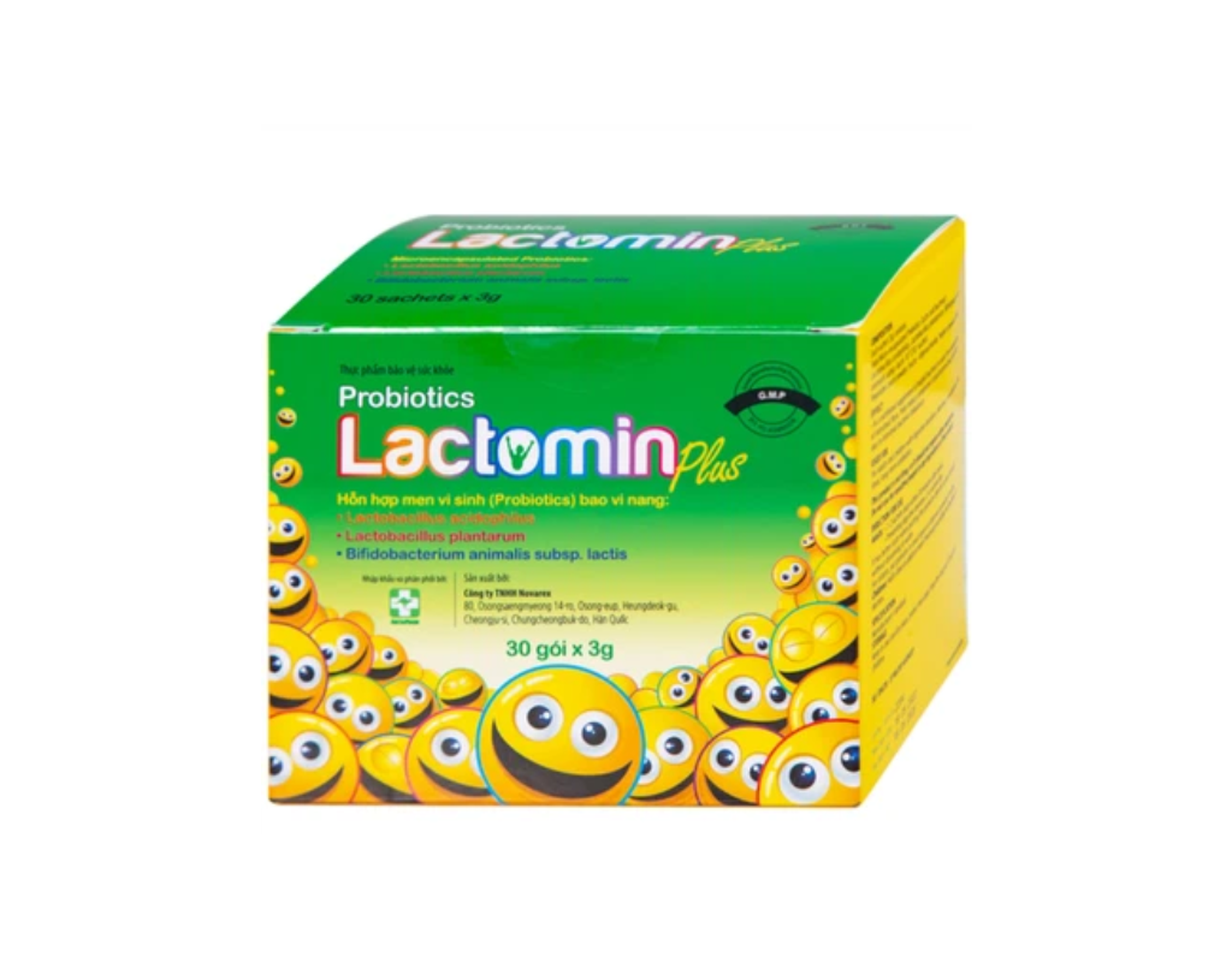 Cốm Probiotics Lactomin Plus bổ sung lợi khuẩn cho hệ tiêu hóa (Hộp 30 gói x 3g)
