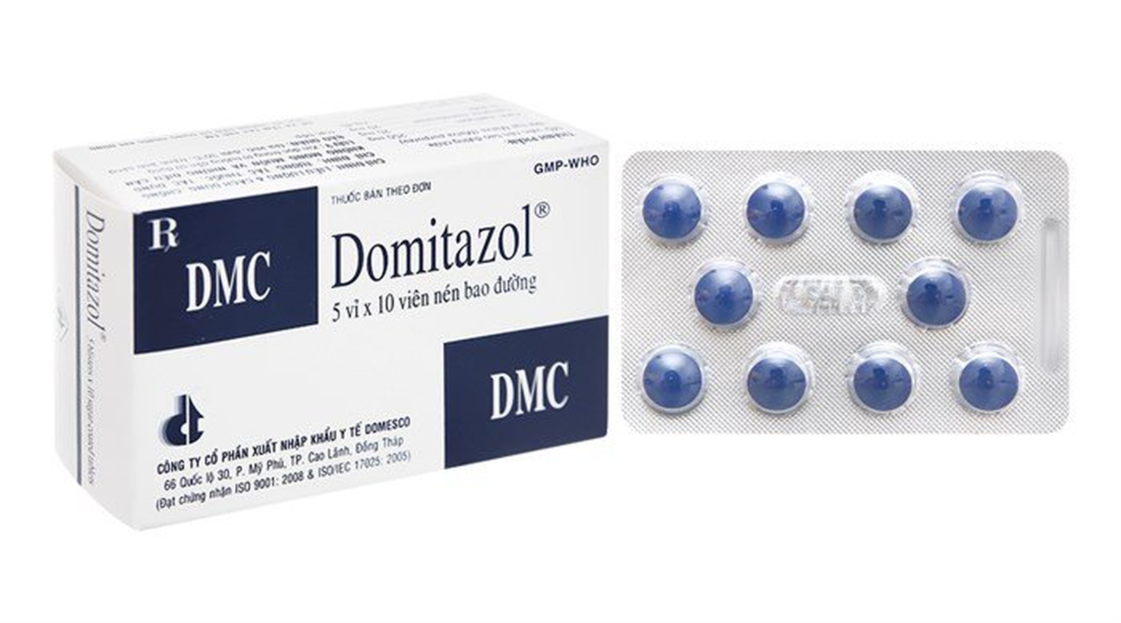 Thuốc Domitazol giúp sát trùng đường niệu (5 vỉ x 10 viên)