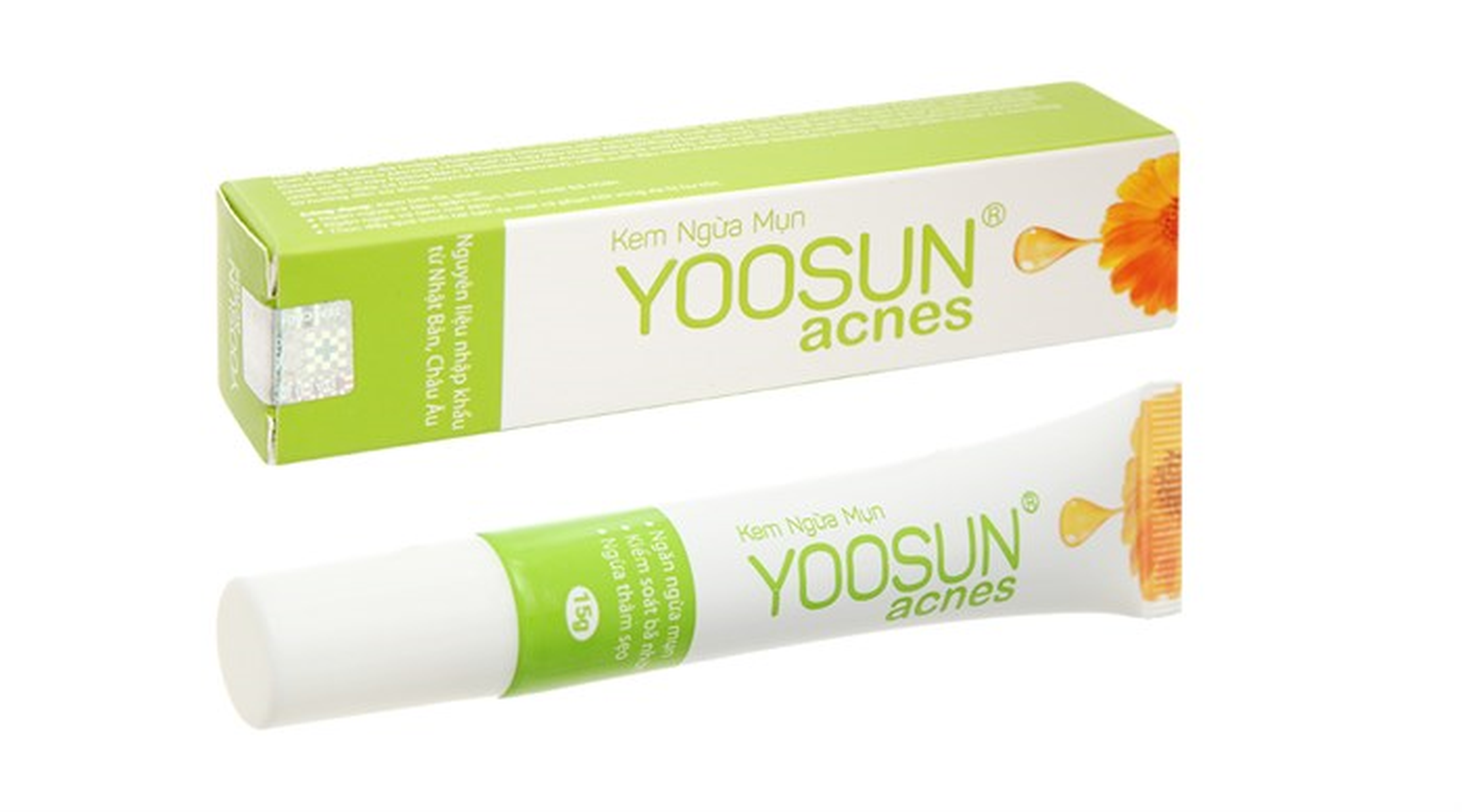  Kem Yoosun acnes ngừa mụn, giảm bã nhờn, mờ thâm sẹo (tuýp 15g)