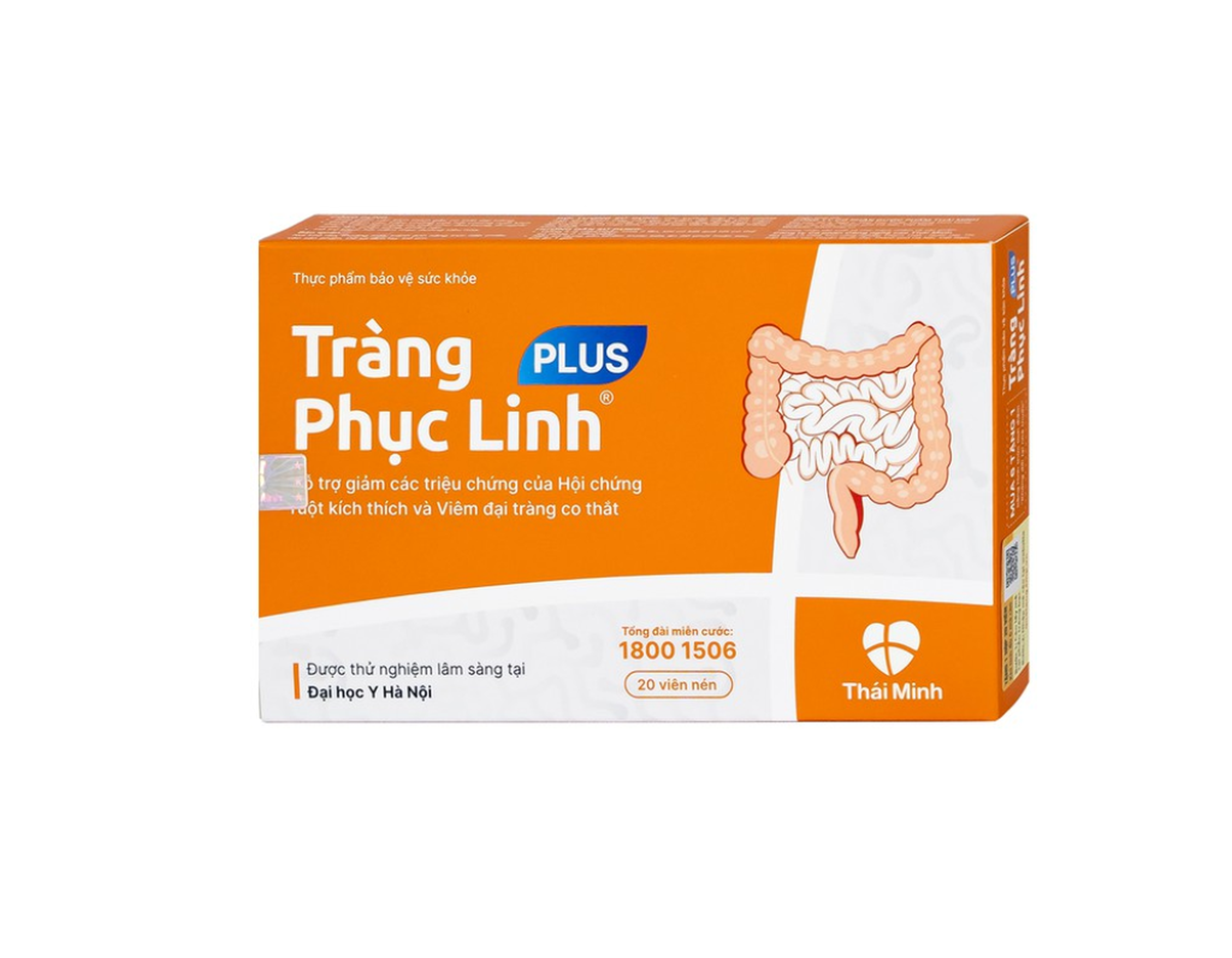 Viên uống Tràng Phục Linh Plus hỗ trợ giảm hội chứng ruột kích thích (Hộp 2 vỉ x 10 viên)
