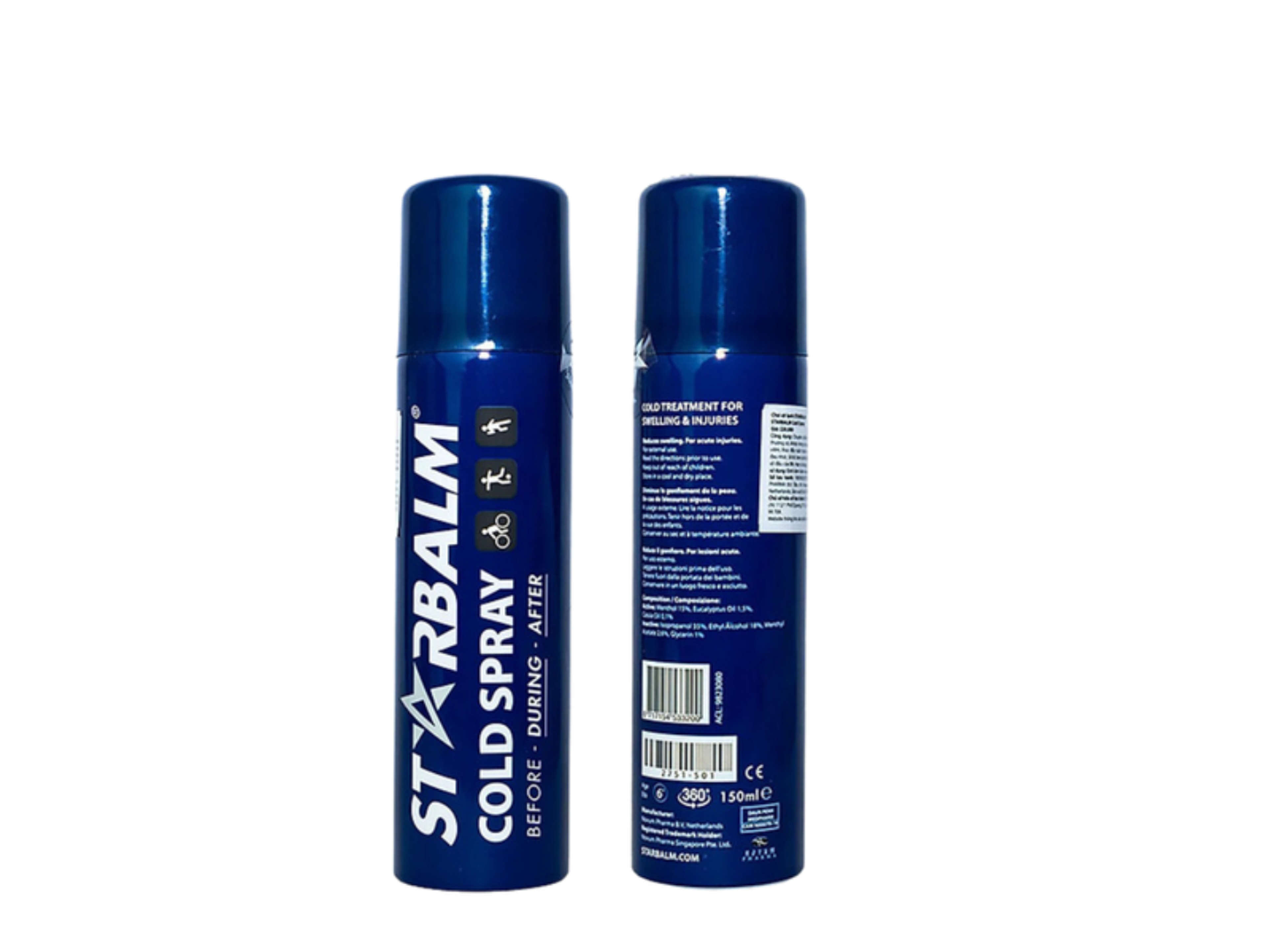 Chai xịt lạnh giảm đau sau chấn thương Starbalm Cold Spray (Chai 150ml)