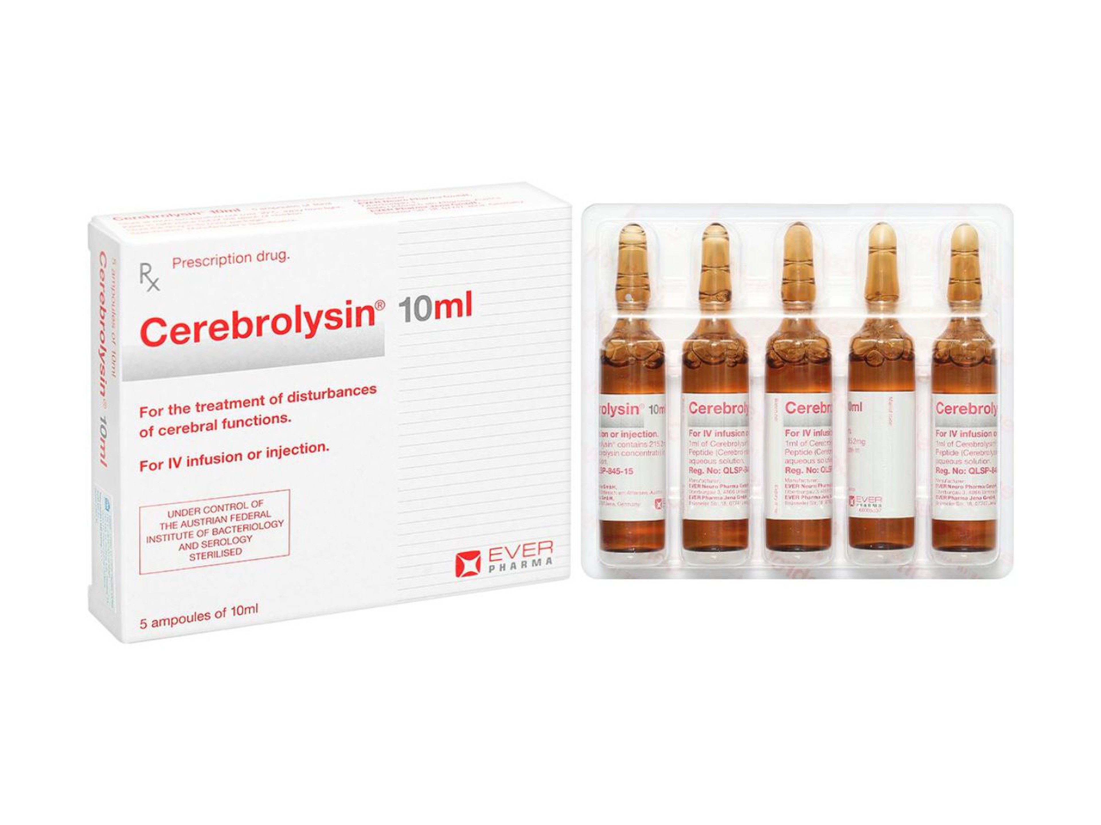 Thuốc tiêm Cerebrolysin 10ml hộp 5 ống