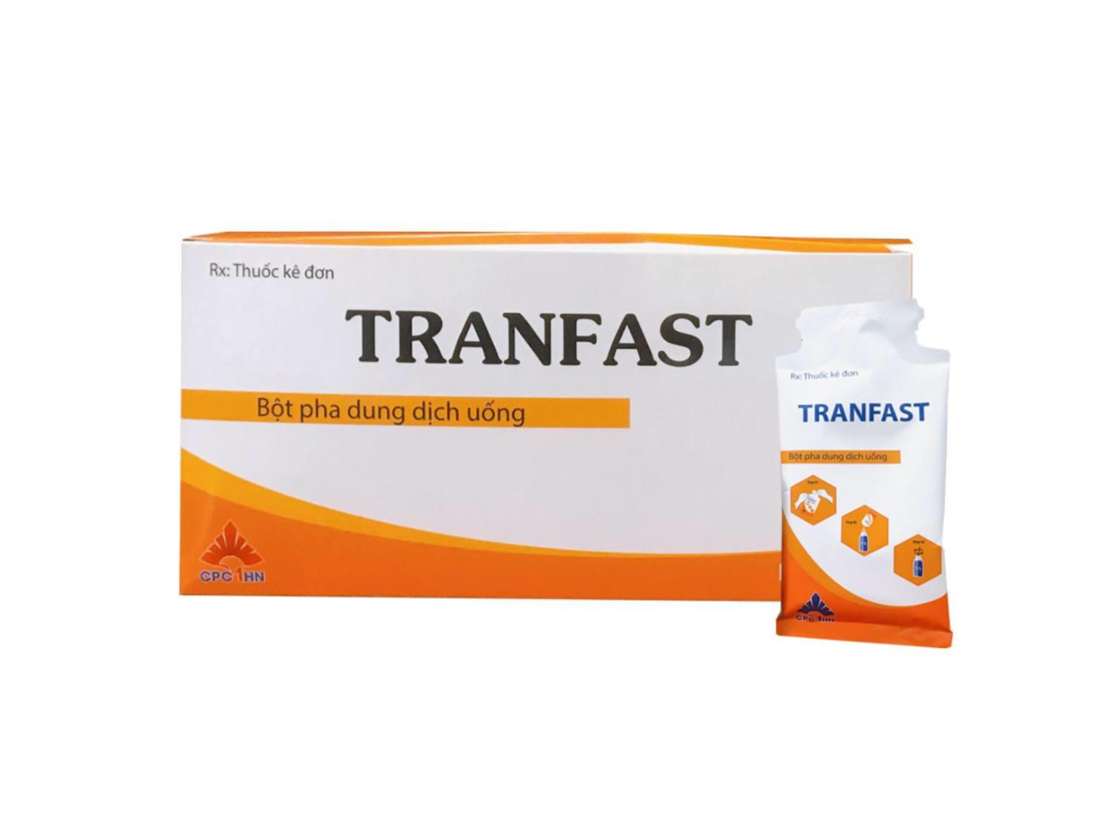 Thuốc Tranfast 500mg điều trị táo bón mãn tính (Hộp 10 gói)