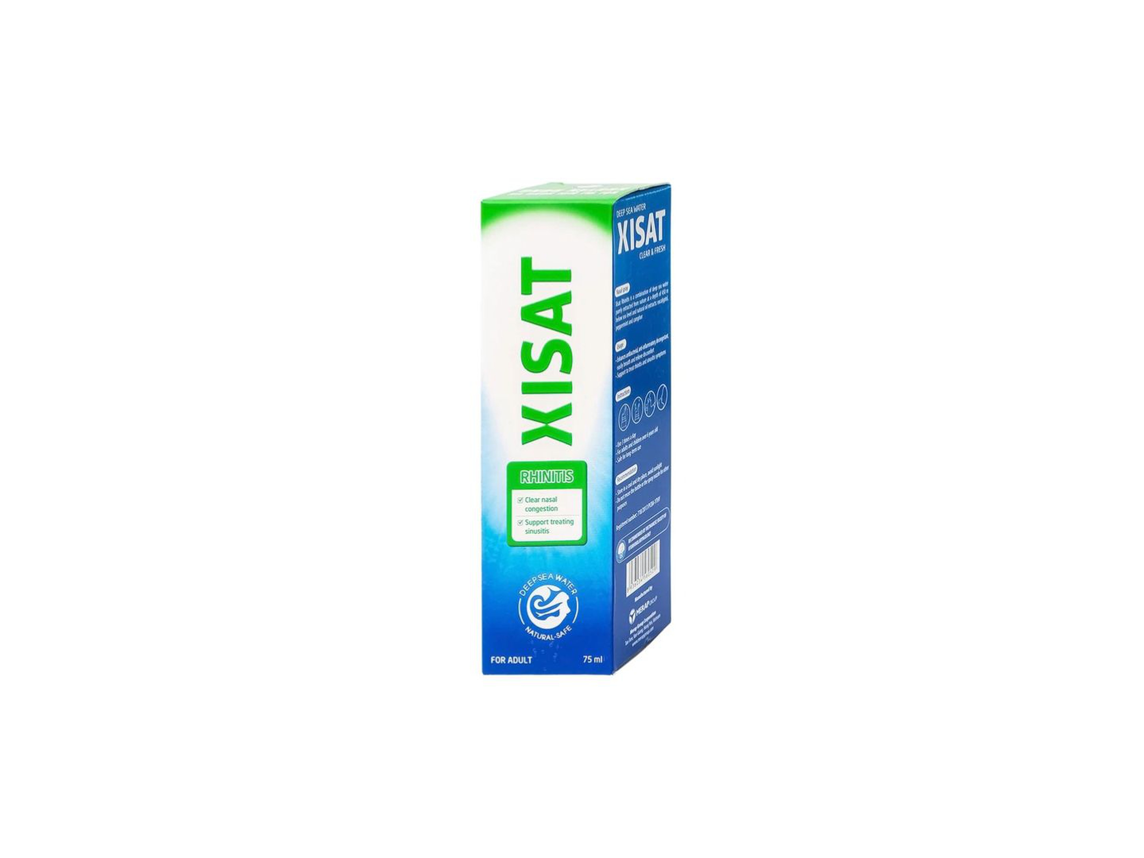 Xịt mũi Xisat hỗ trợ giảm viêm xoang (Chai 75ml)