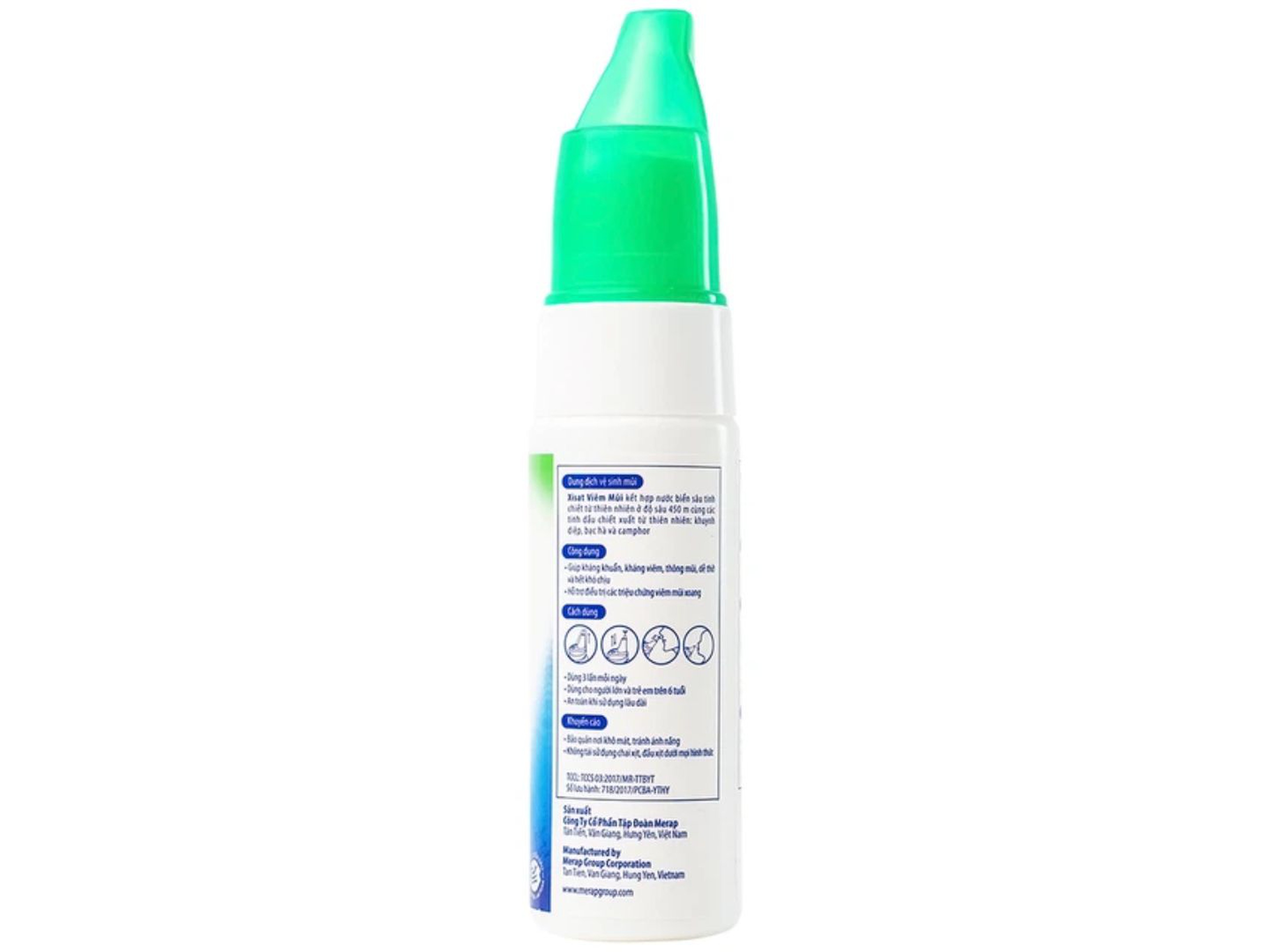 Xịt mũi Xisat hỗ trợ giảm viêm xoang (Chai 75ml)
