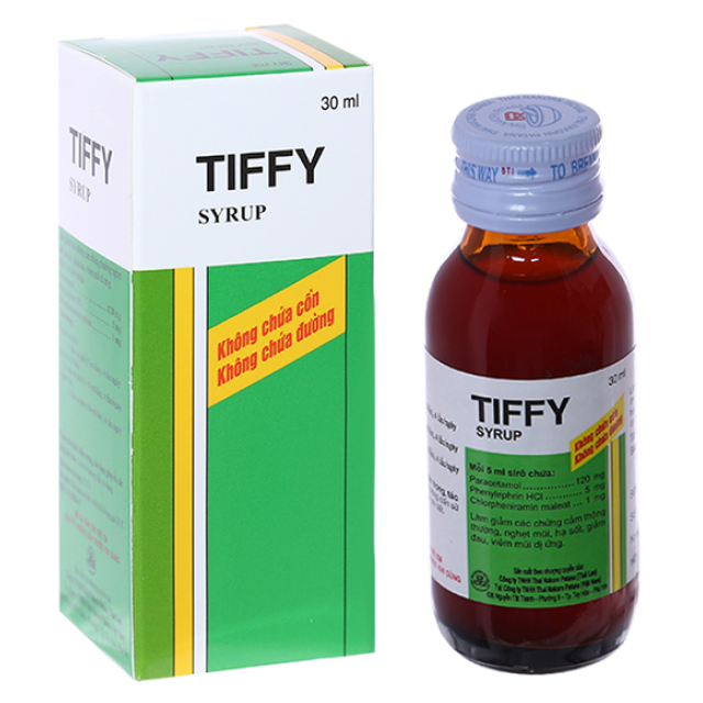 Thuốc uống Tiffy điều trị cảm cúm (Chai 30ml)