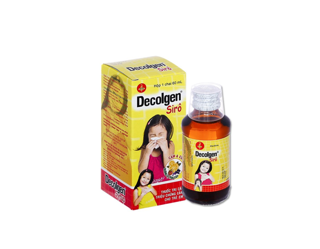 Thuốc Decolgen giúp giảm các triệu chứng cảm cúm (Hộp 1 chai x 60ml)