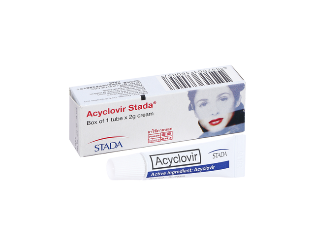 Thuốc Acyclovir Stada điều trị nhiễm virus Herpes (Tuýp 2g)